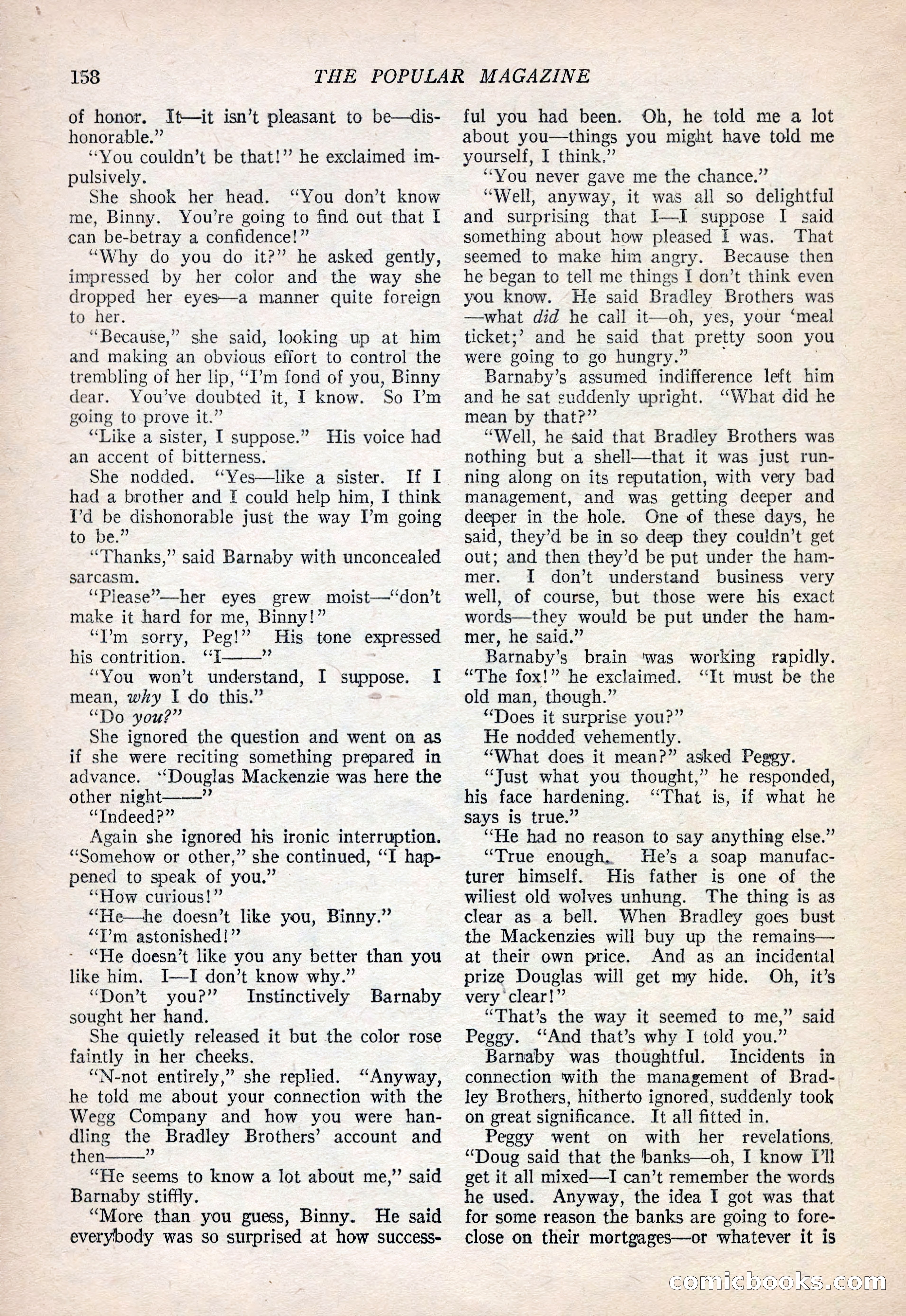 The Popular Magazine, September 20, 1922 — page 160 of 195