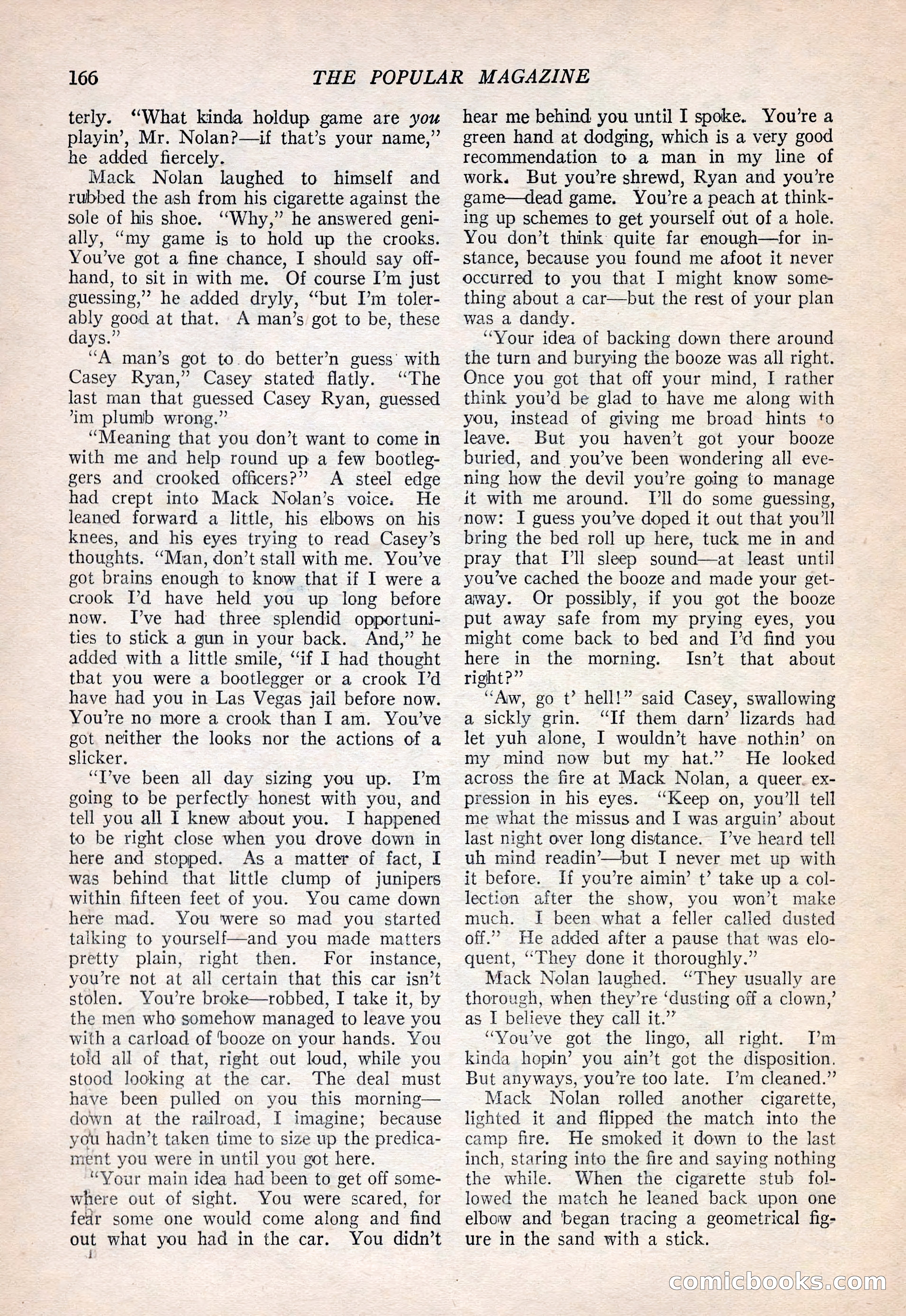 The Popular Magazine, September 20, 1922 — page 168 of 195