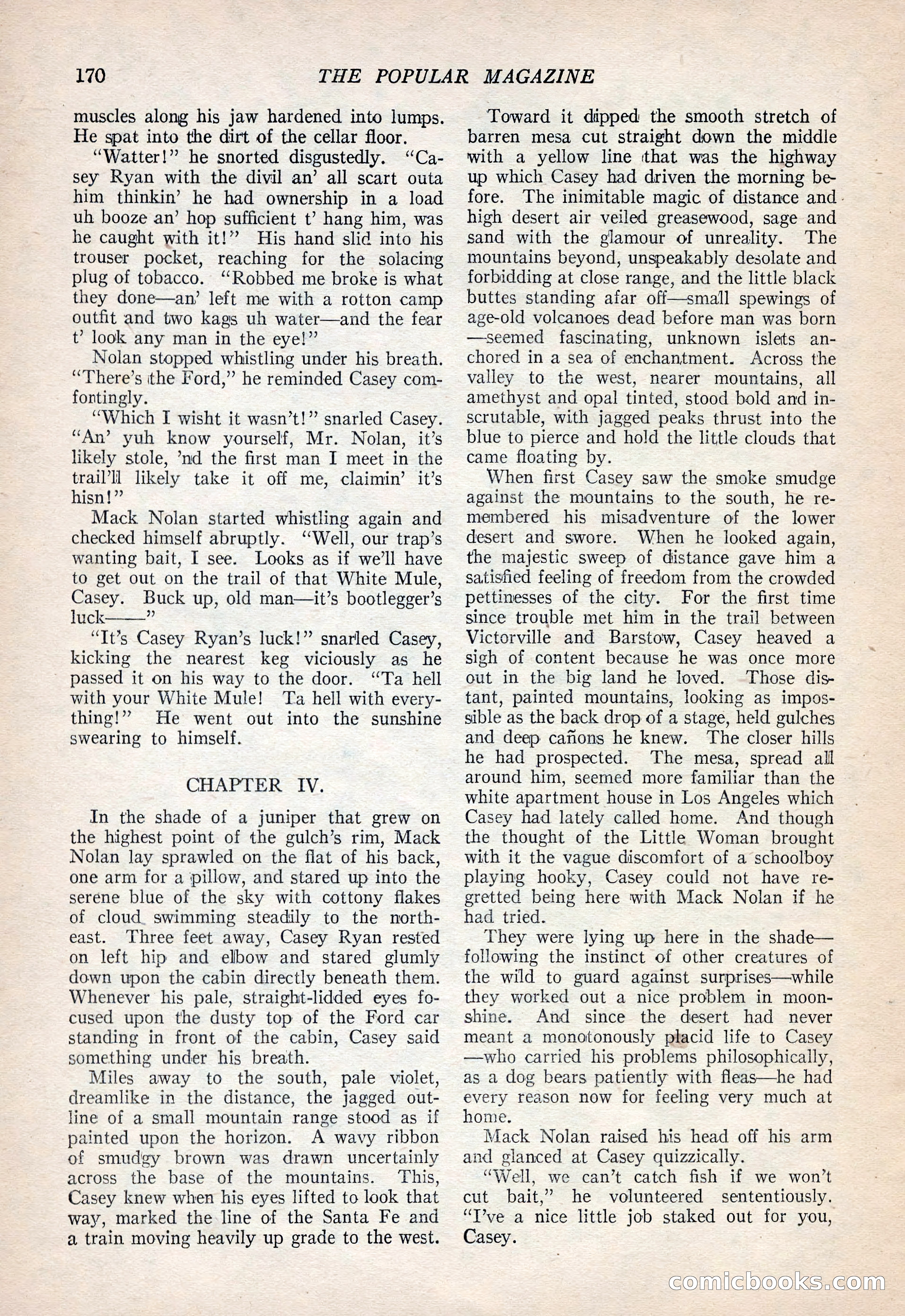 The Popular Magazine, September 20, 1922 — page 172 of 195
