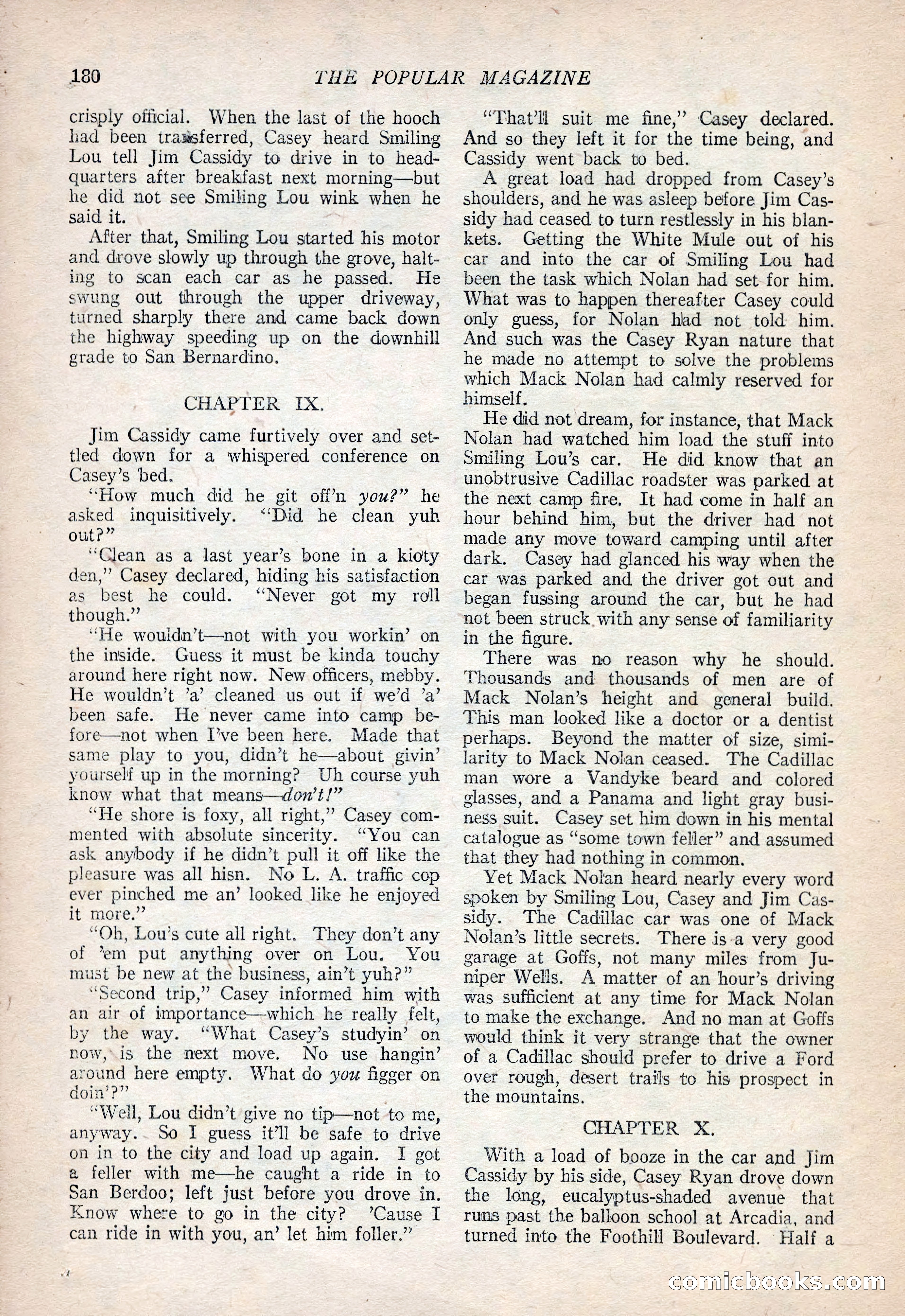 The Popular Magazine, September 20, 1922 — page 182 of 195