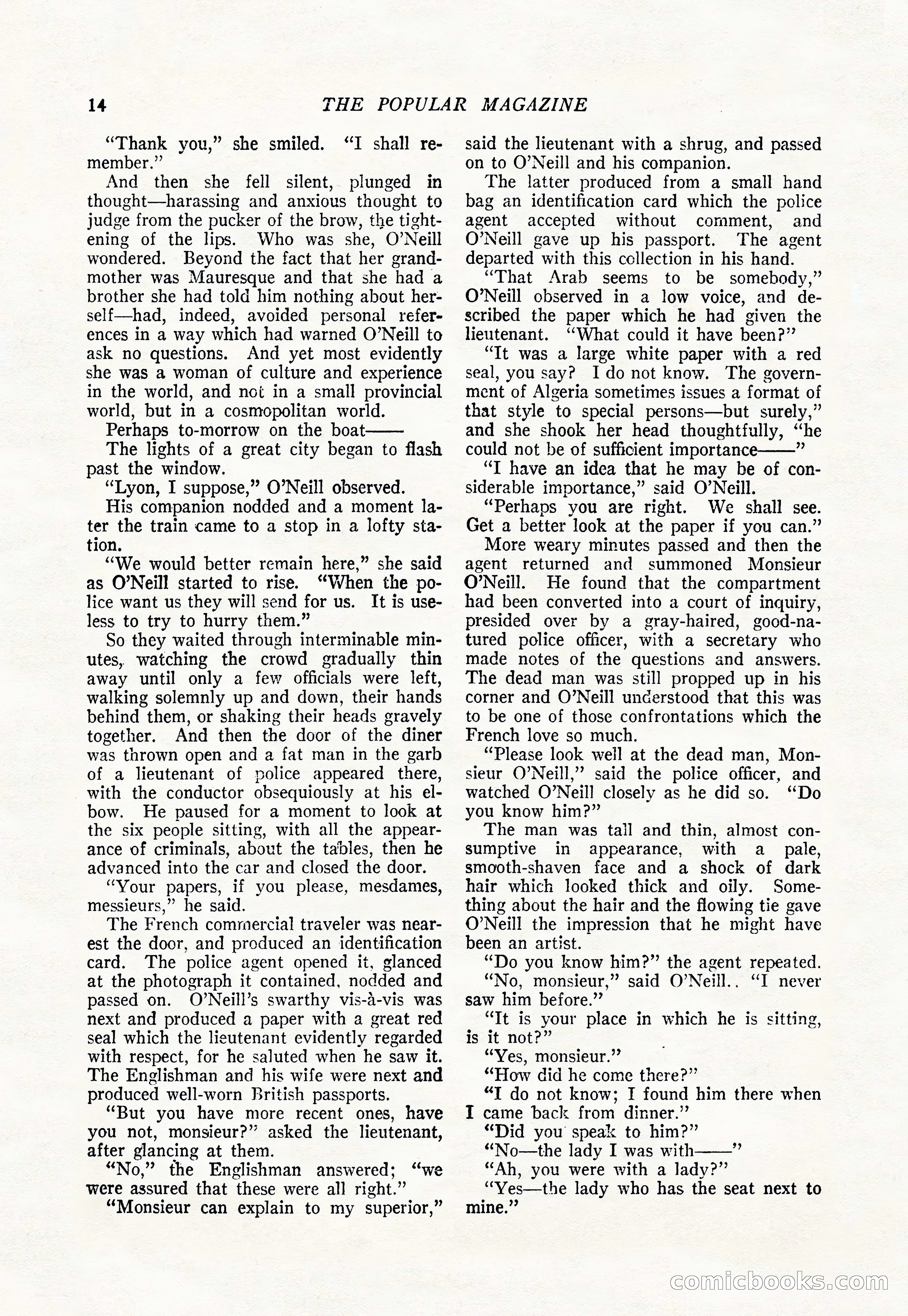 The Popular Magazine, August 20, 1923 — page 16 of 196