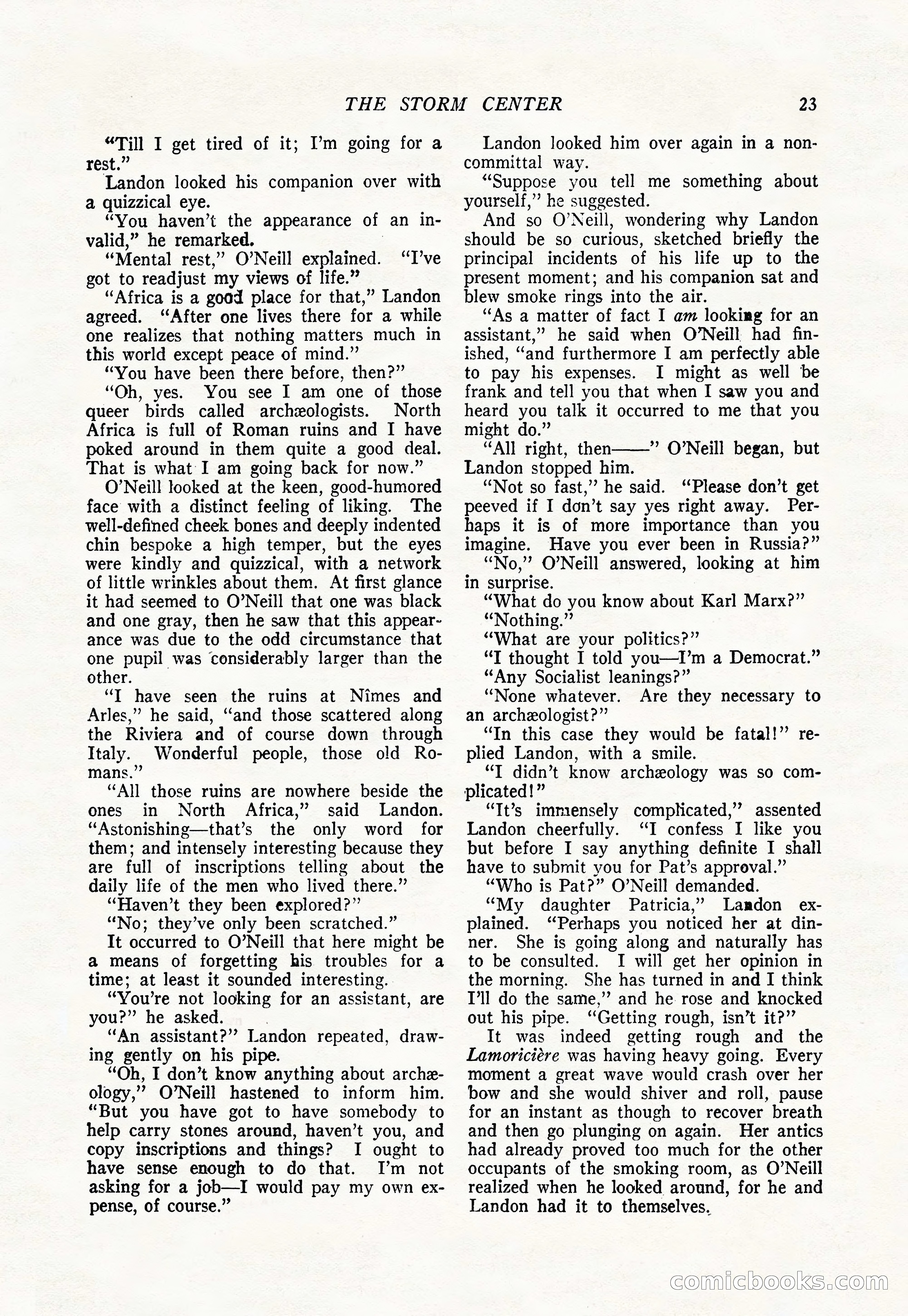 The Popular Magazine, August 20, 1923 — page 25 of 196