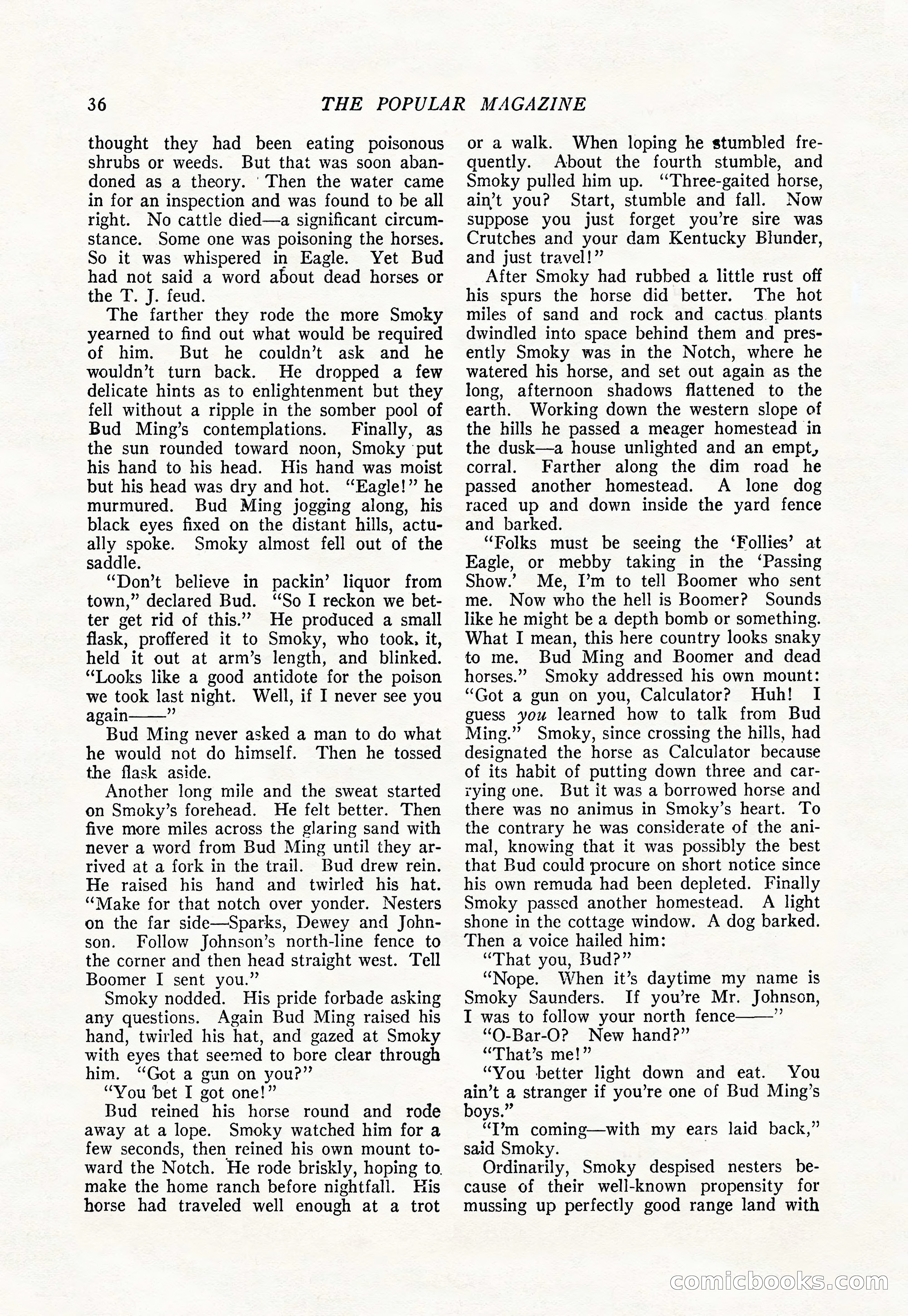 The Popular Magazine, August 20, 1923 — page 38 of 196