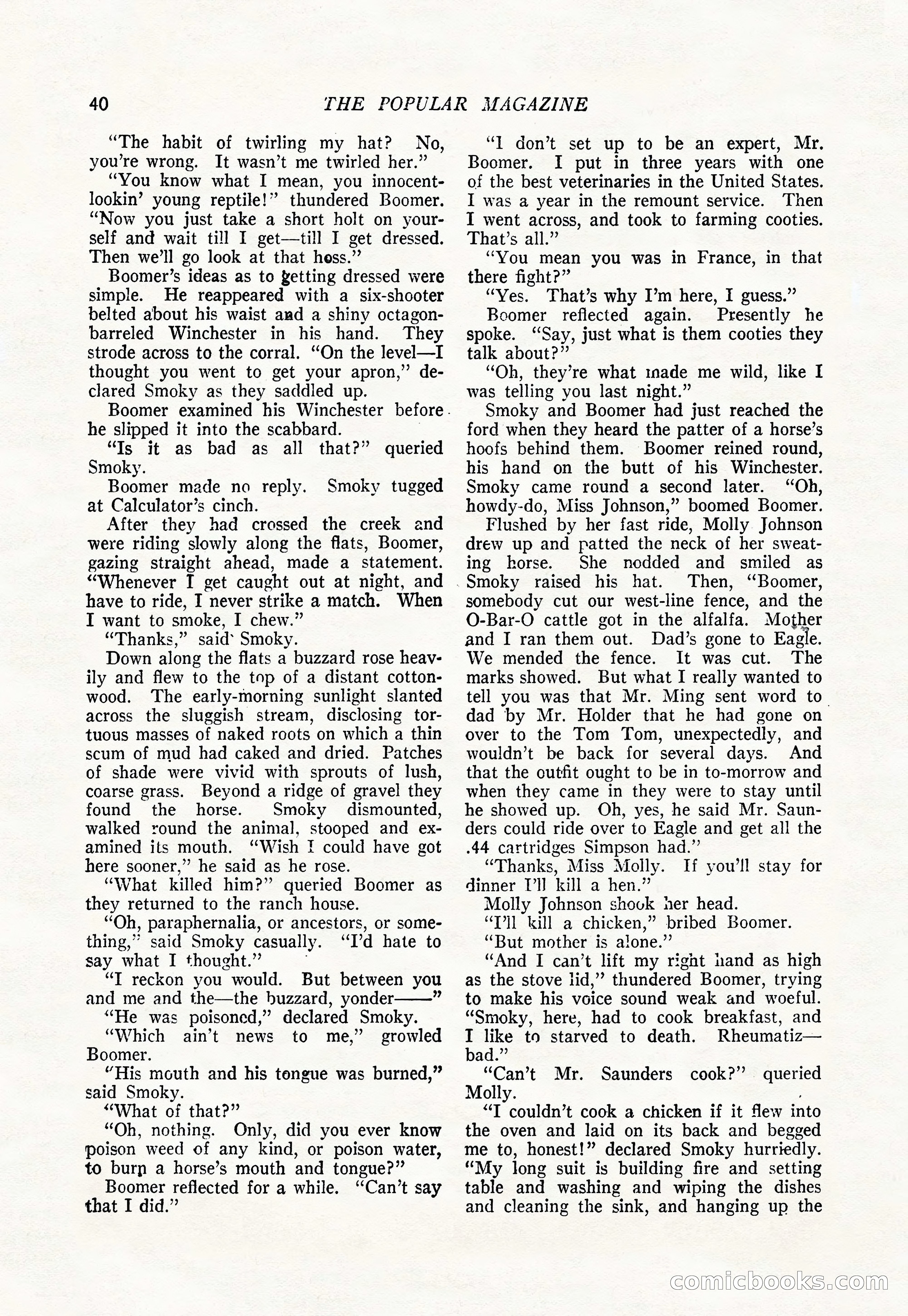 The Popular Magazine, August 20, 1923 — page 42 of 196