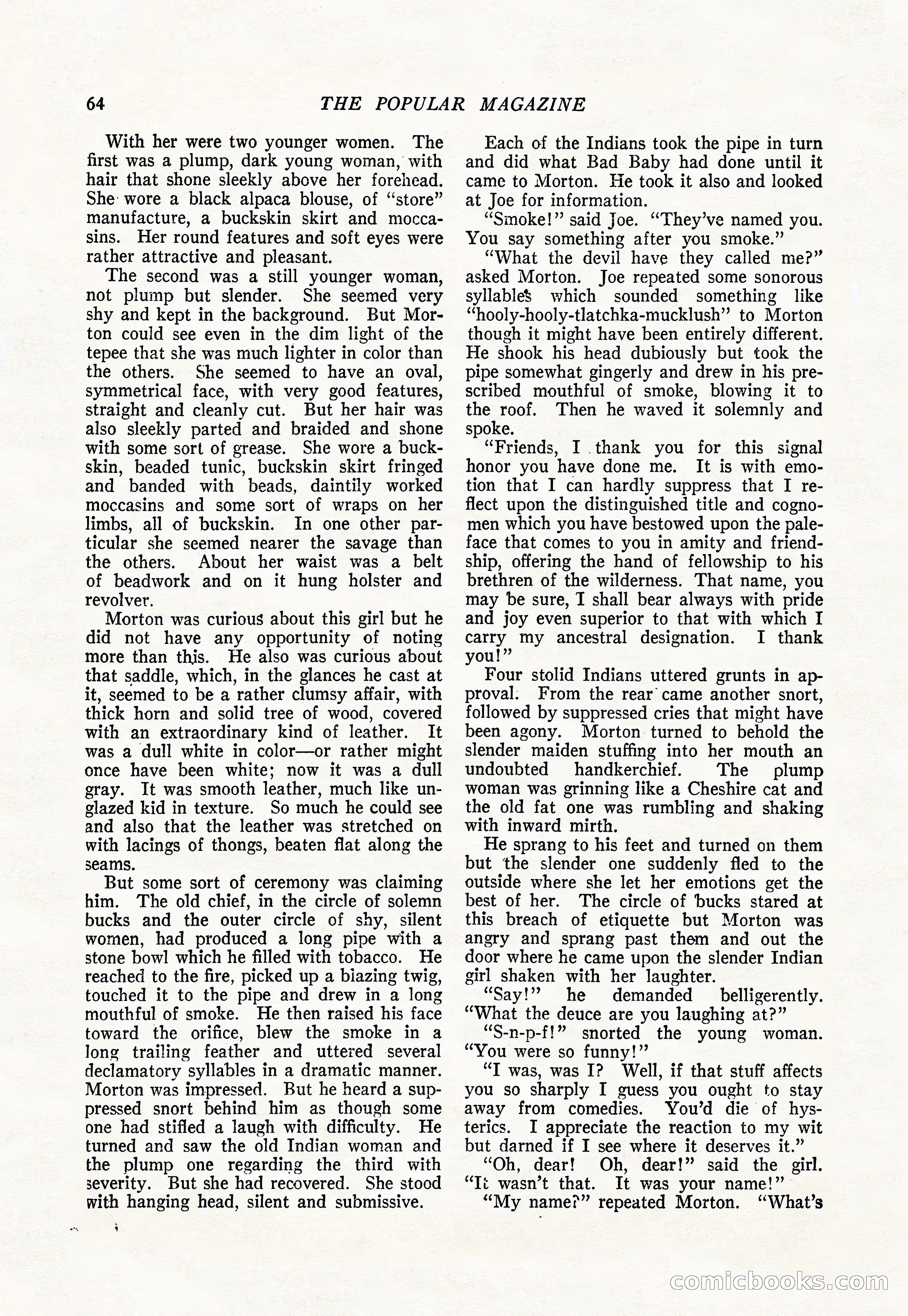 The Popular Magazine, August 20, 1923 — page 66 of 196