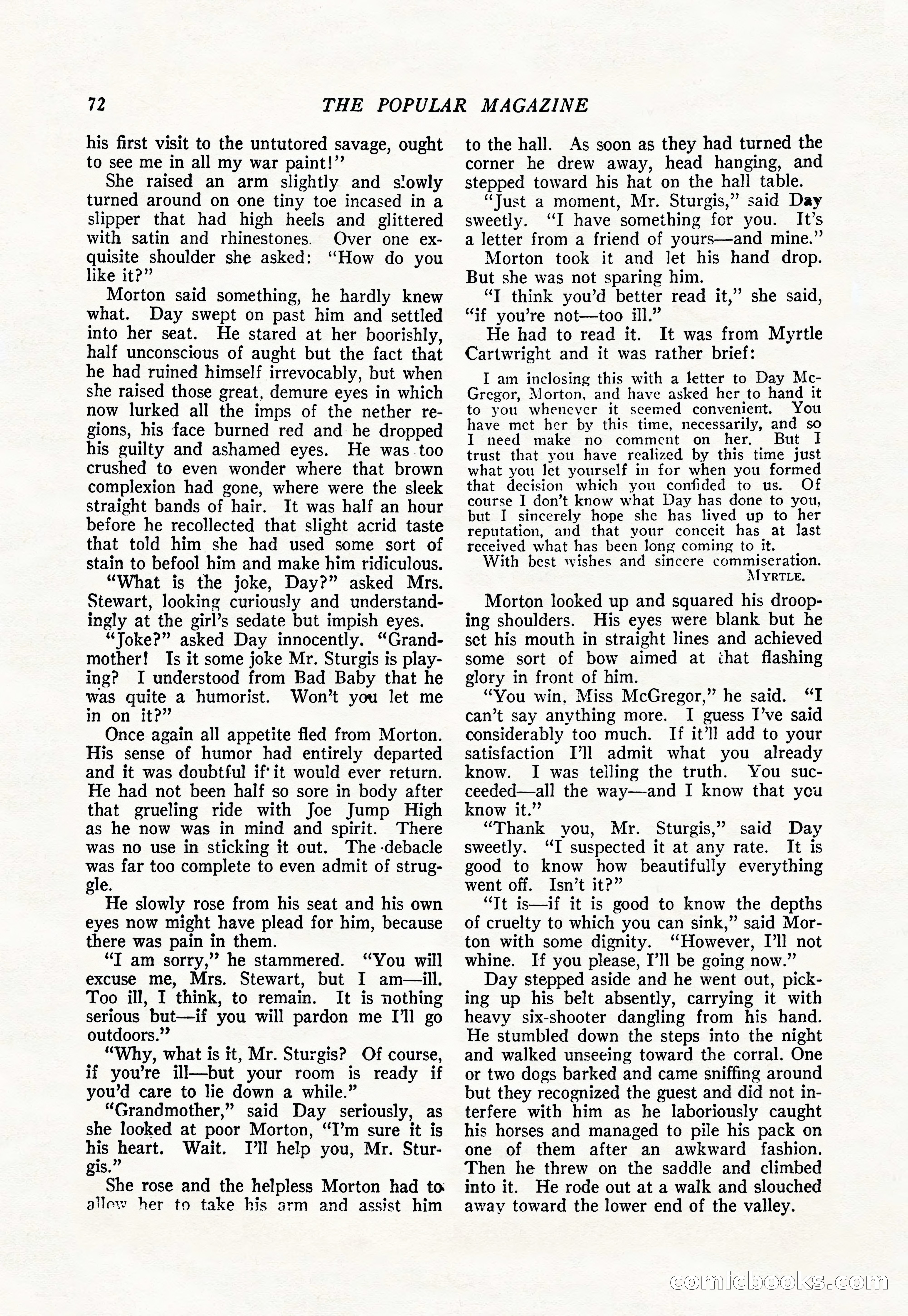 The Popular Magazine, August 20, 1923 — page 74 of 196