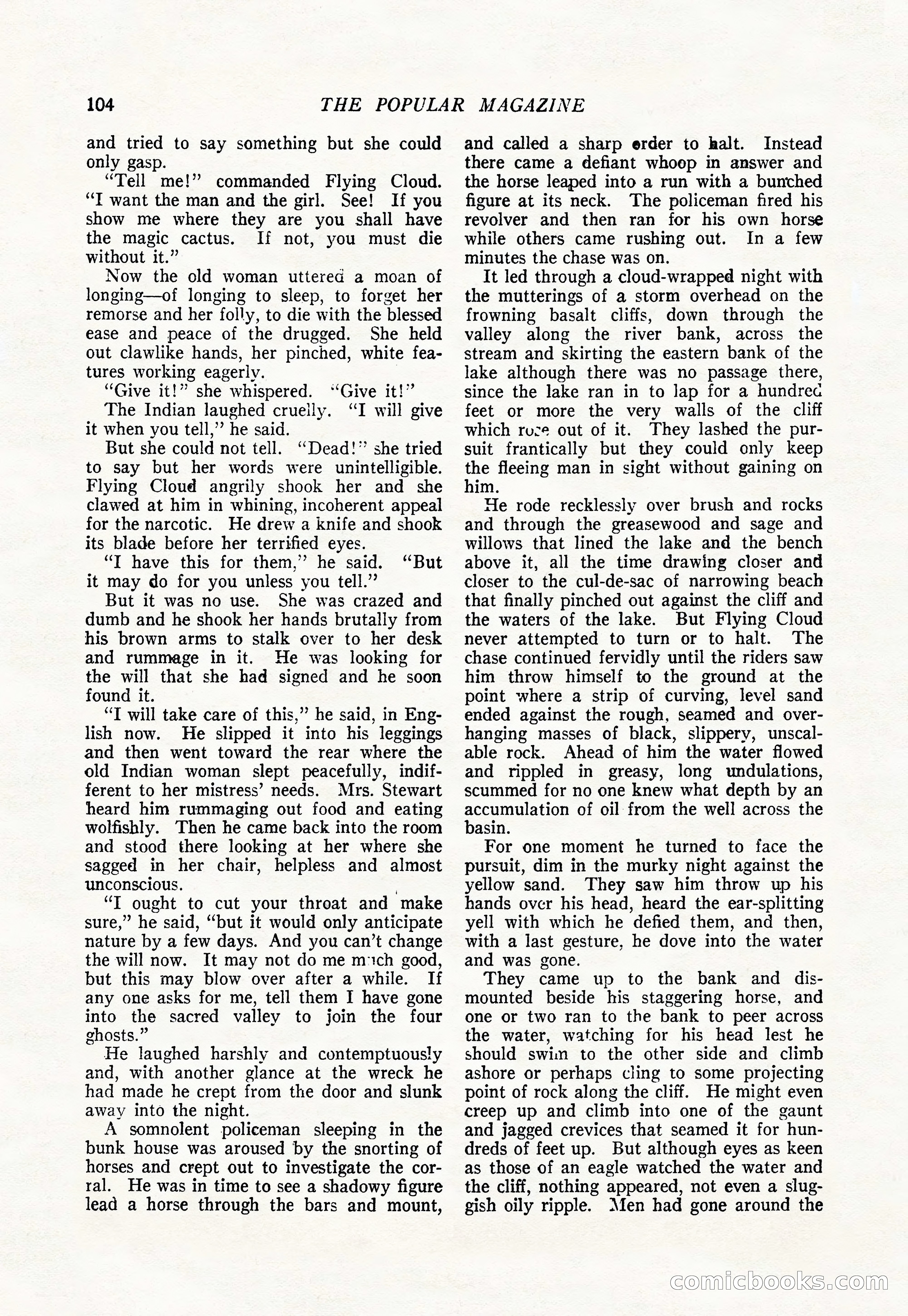 The Popular Magazine, August 20, 1923 — page 106 of 196