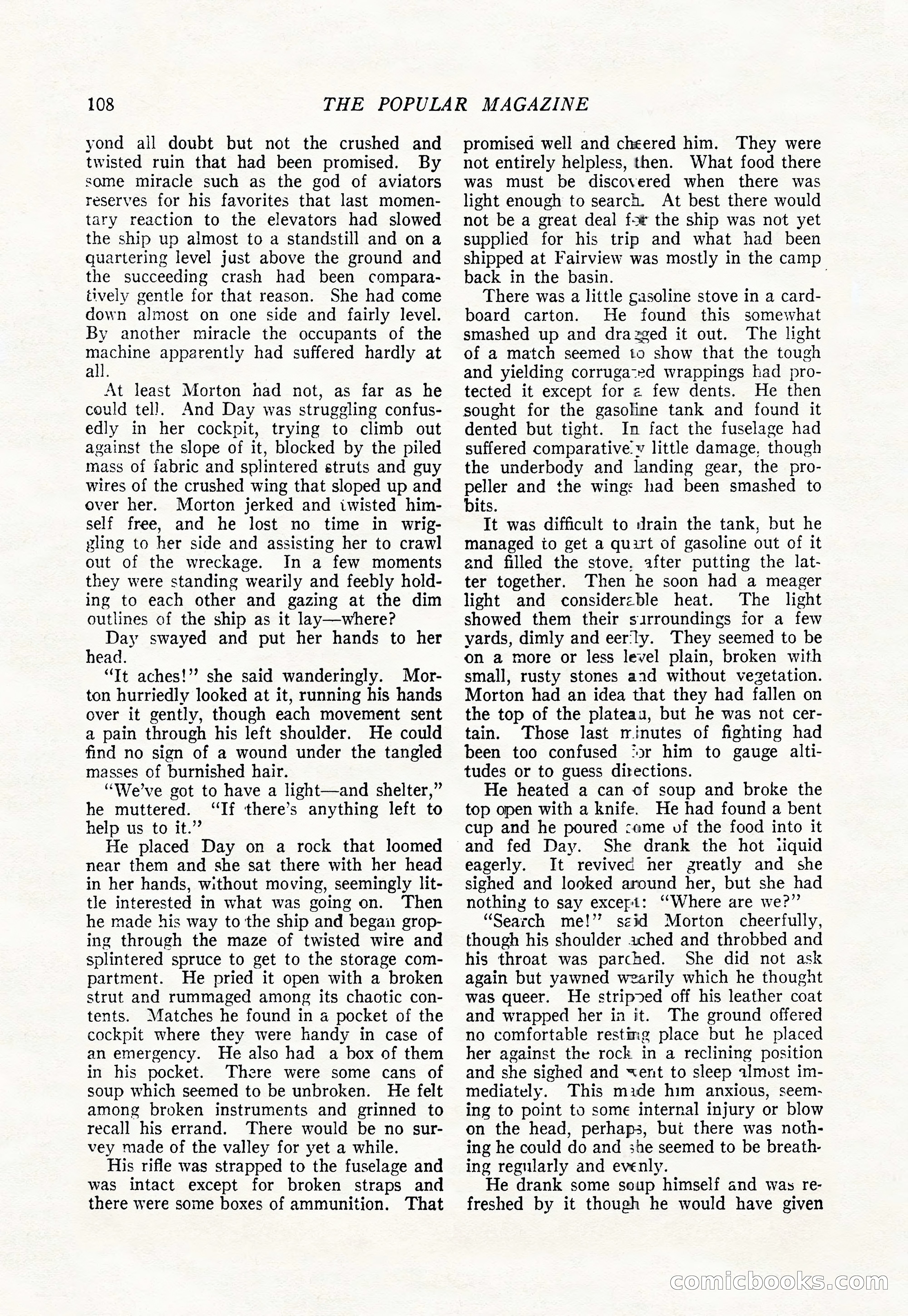 The Popular Magazine, August 20, 1923 — page 110 of 196