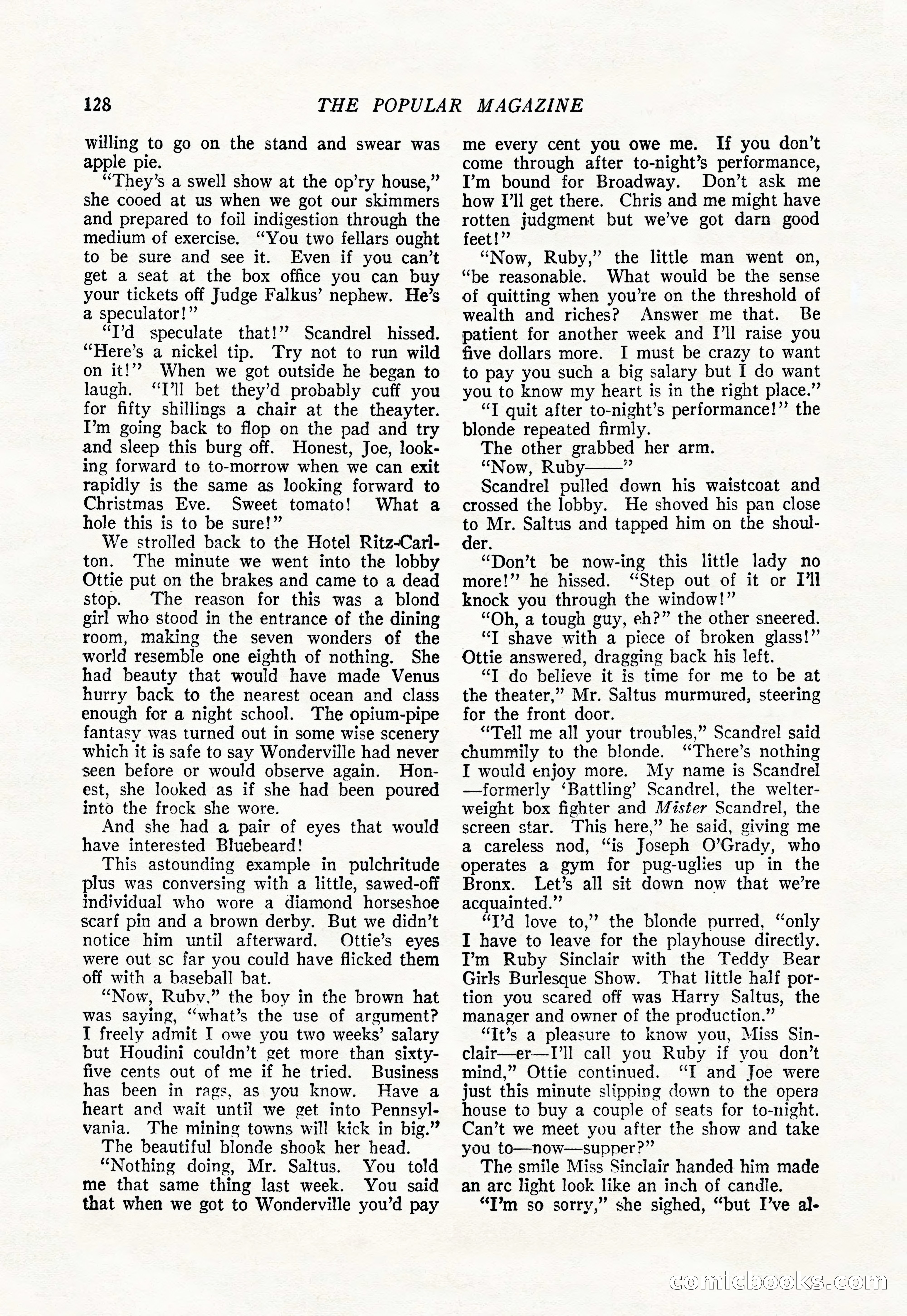 The Popular Magazine, August 20, 1923 — page 130 of 196