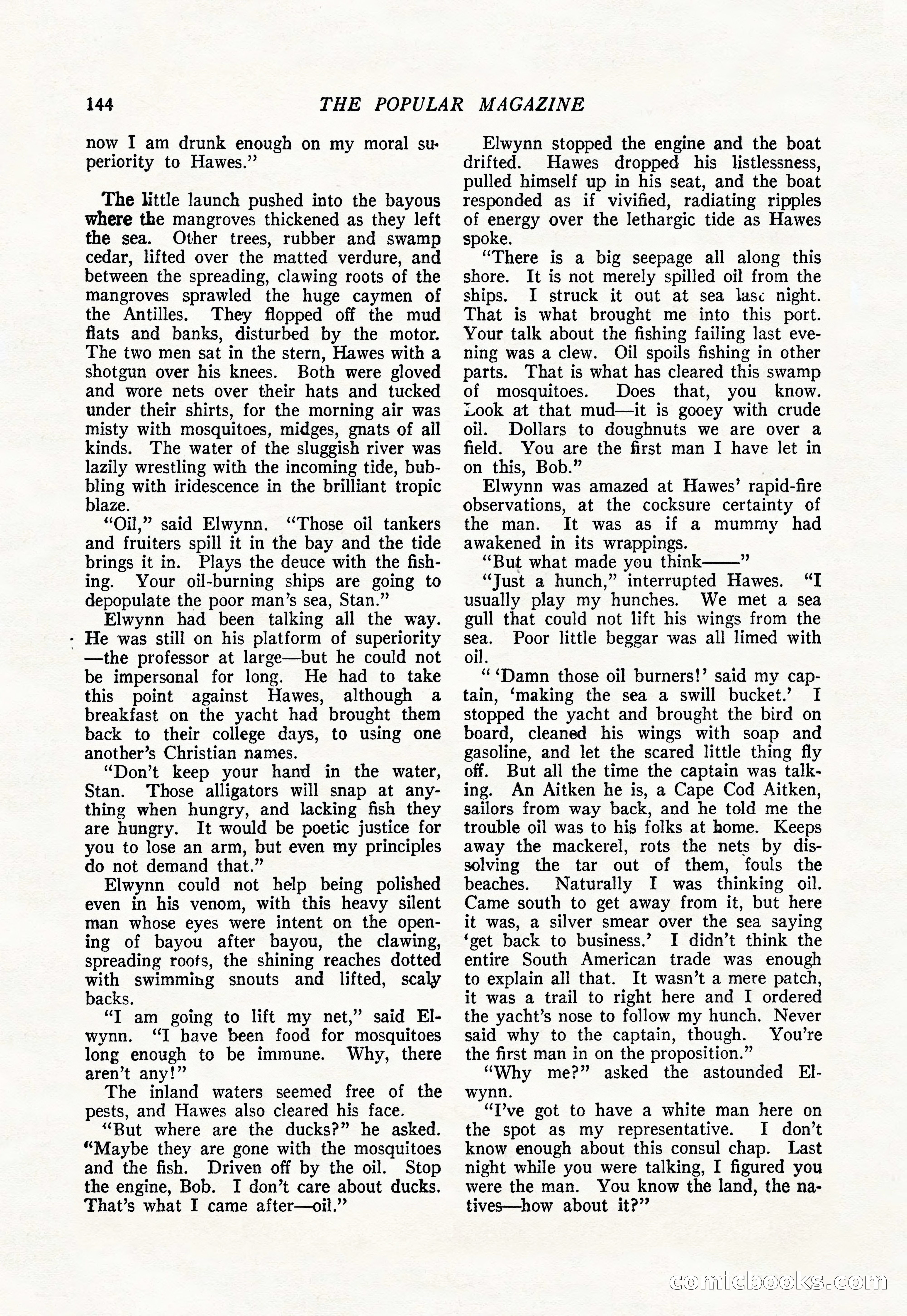 The Popular Magazine, August 20, 1923 — page 146 of 196