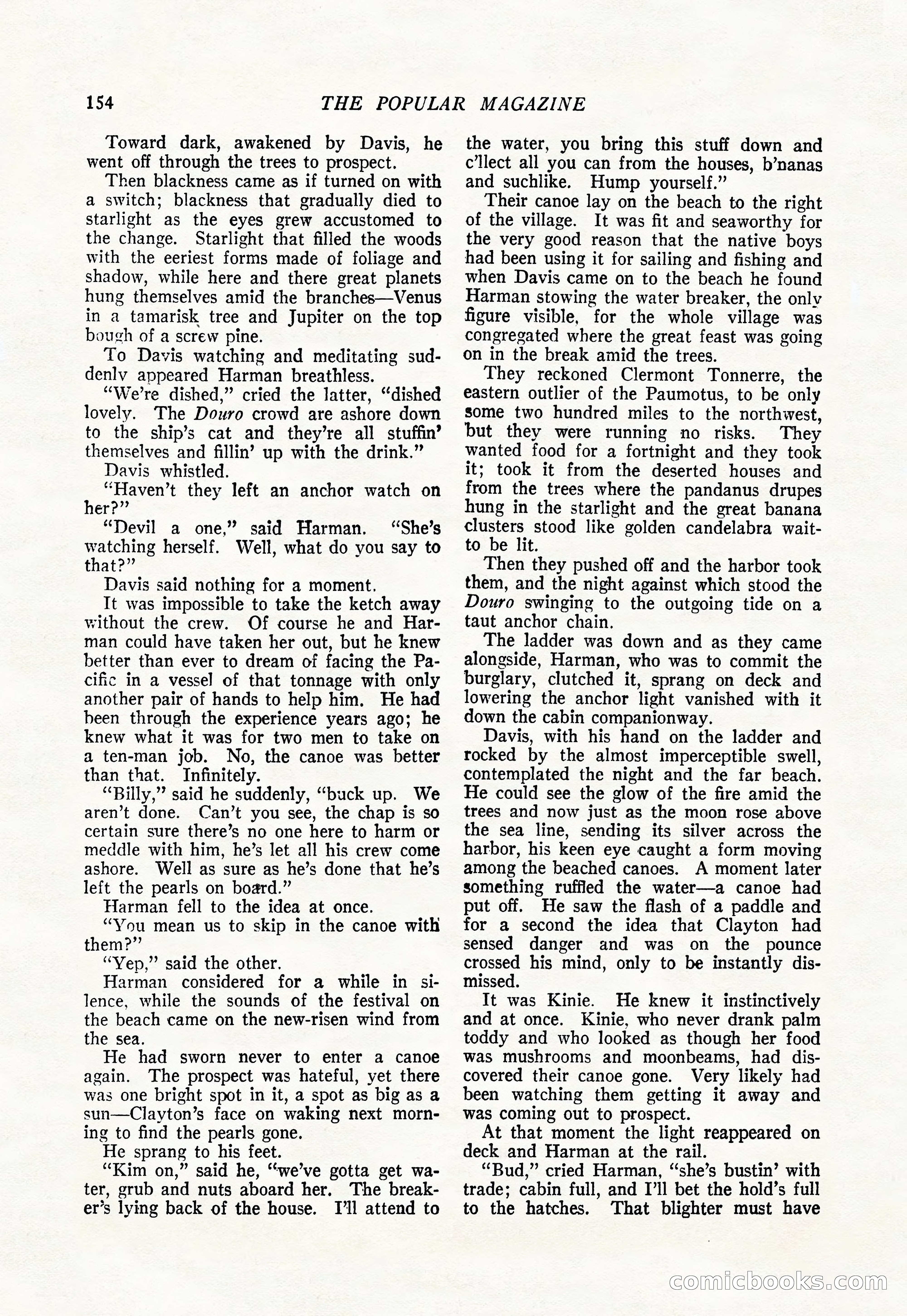The Popular Magazine, August 20, 1923 — page 156 of 196