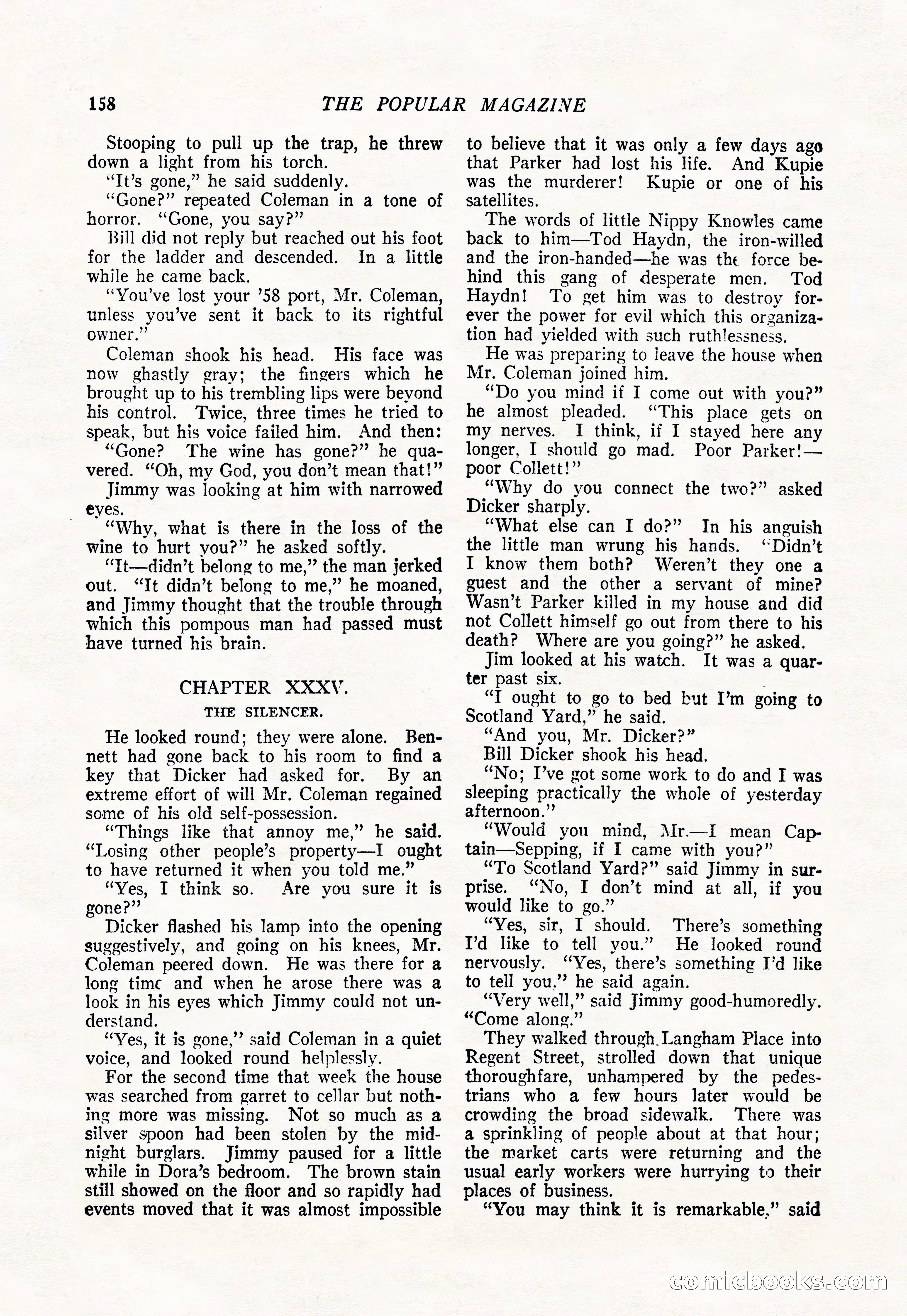 The Popular Magazine, August 20, 1923 — page 160 of 196