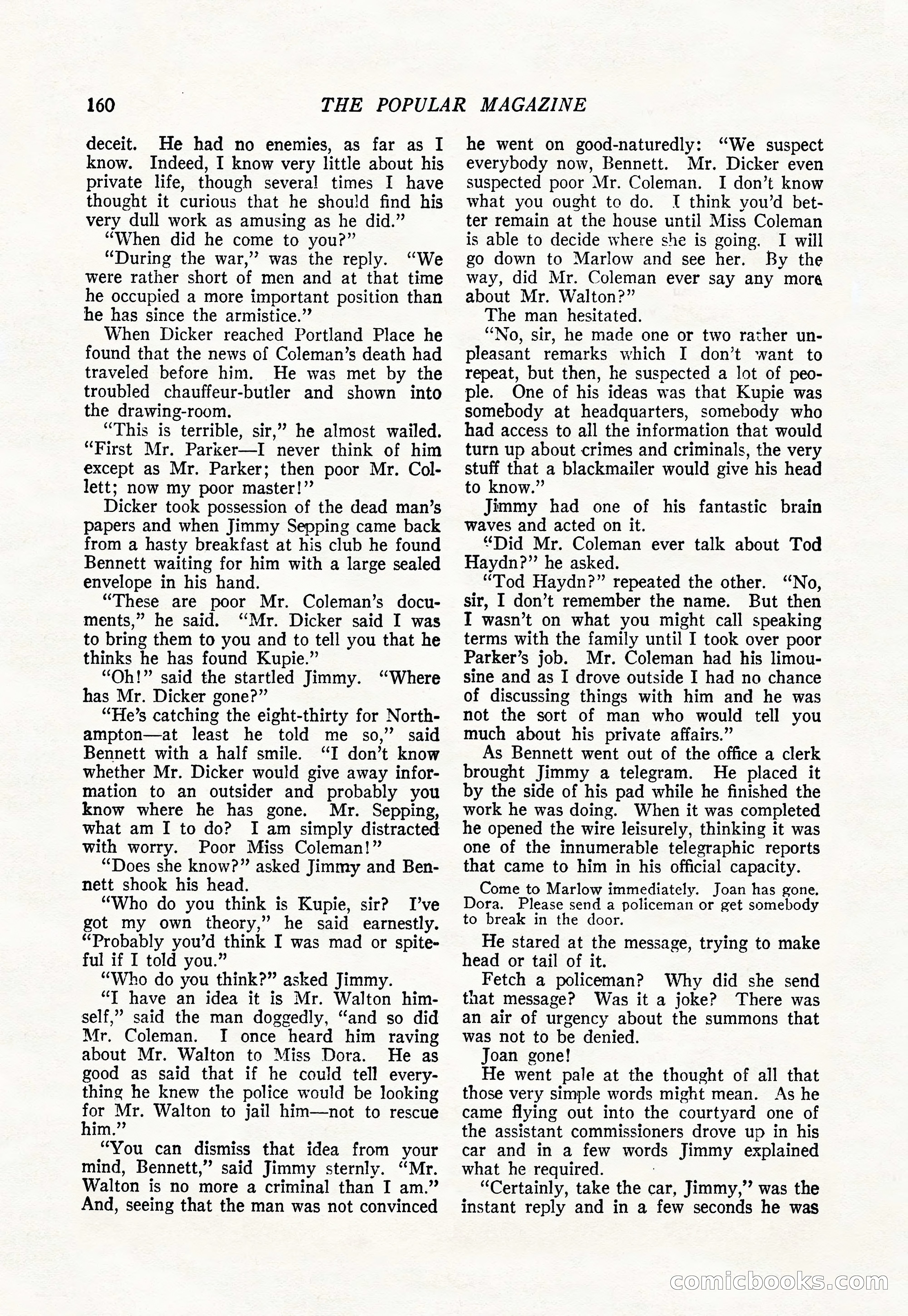 The Popular Magazine, August 20, 1923 — page 162 of 196