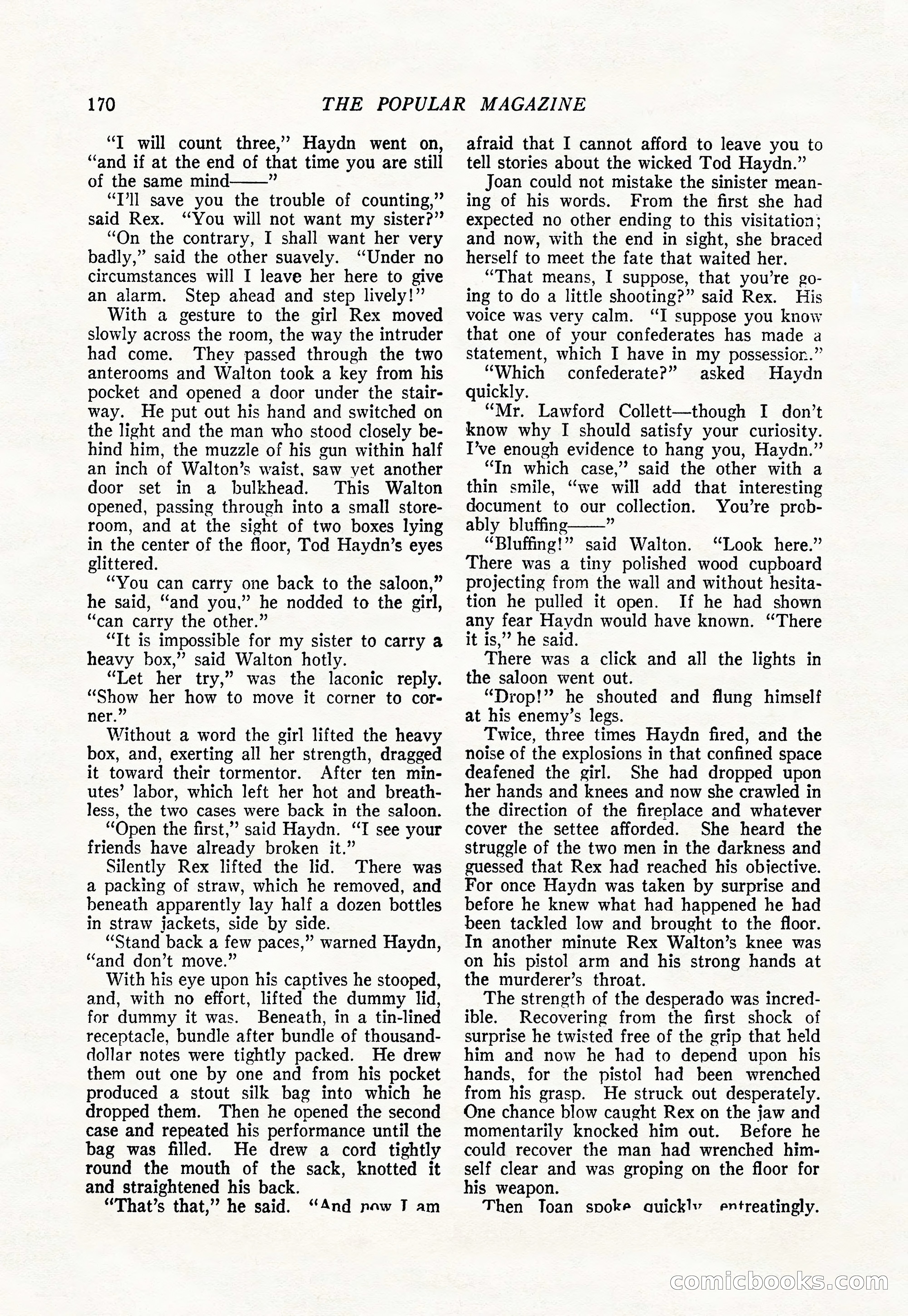 The Popular Magazine, August 20, 1923 — page 172 of 196