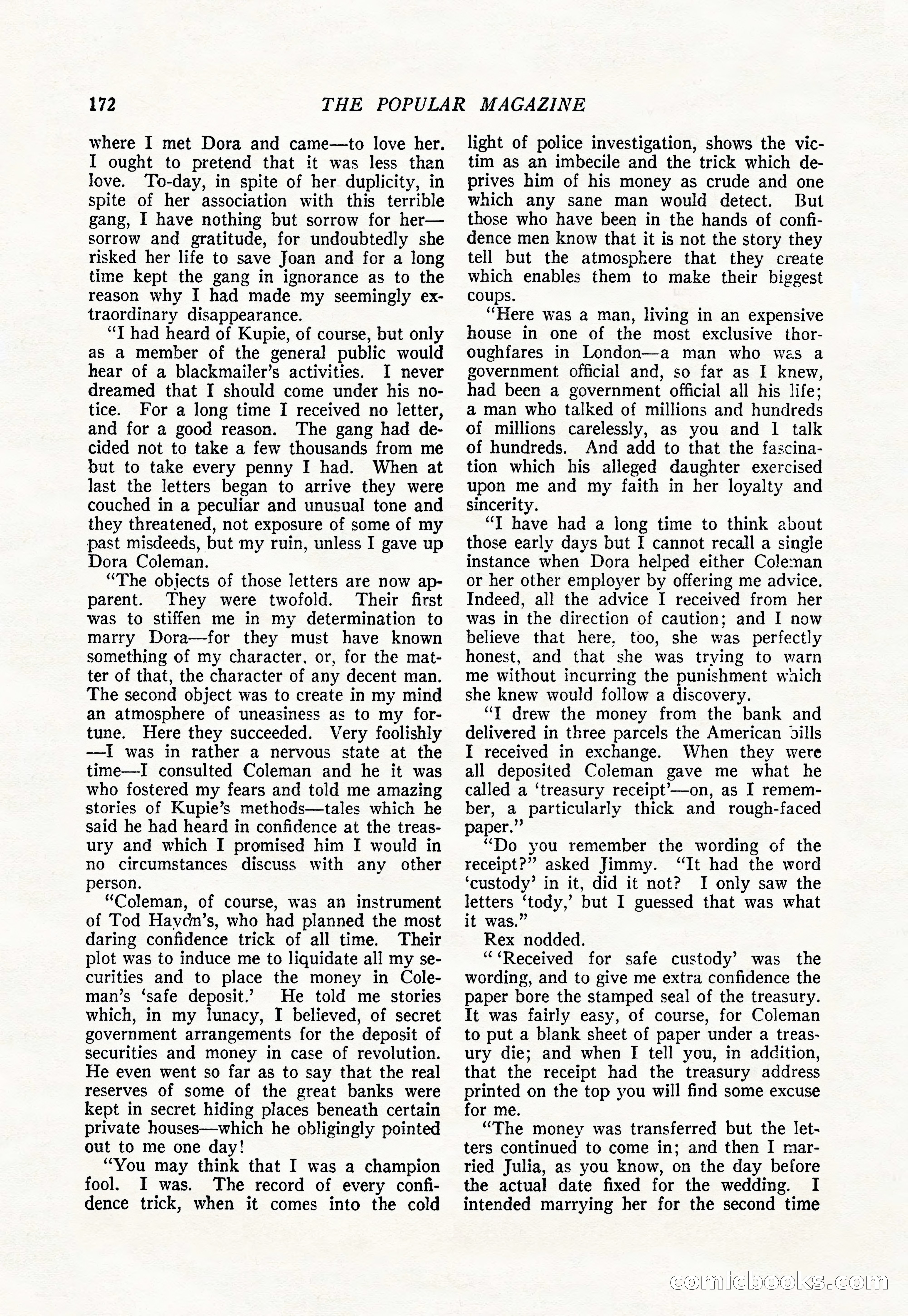 The Popular Magazine, August 20, 1923 — page 174 of 196