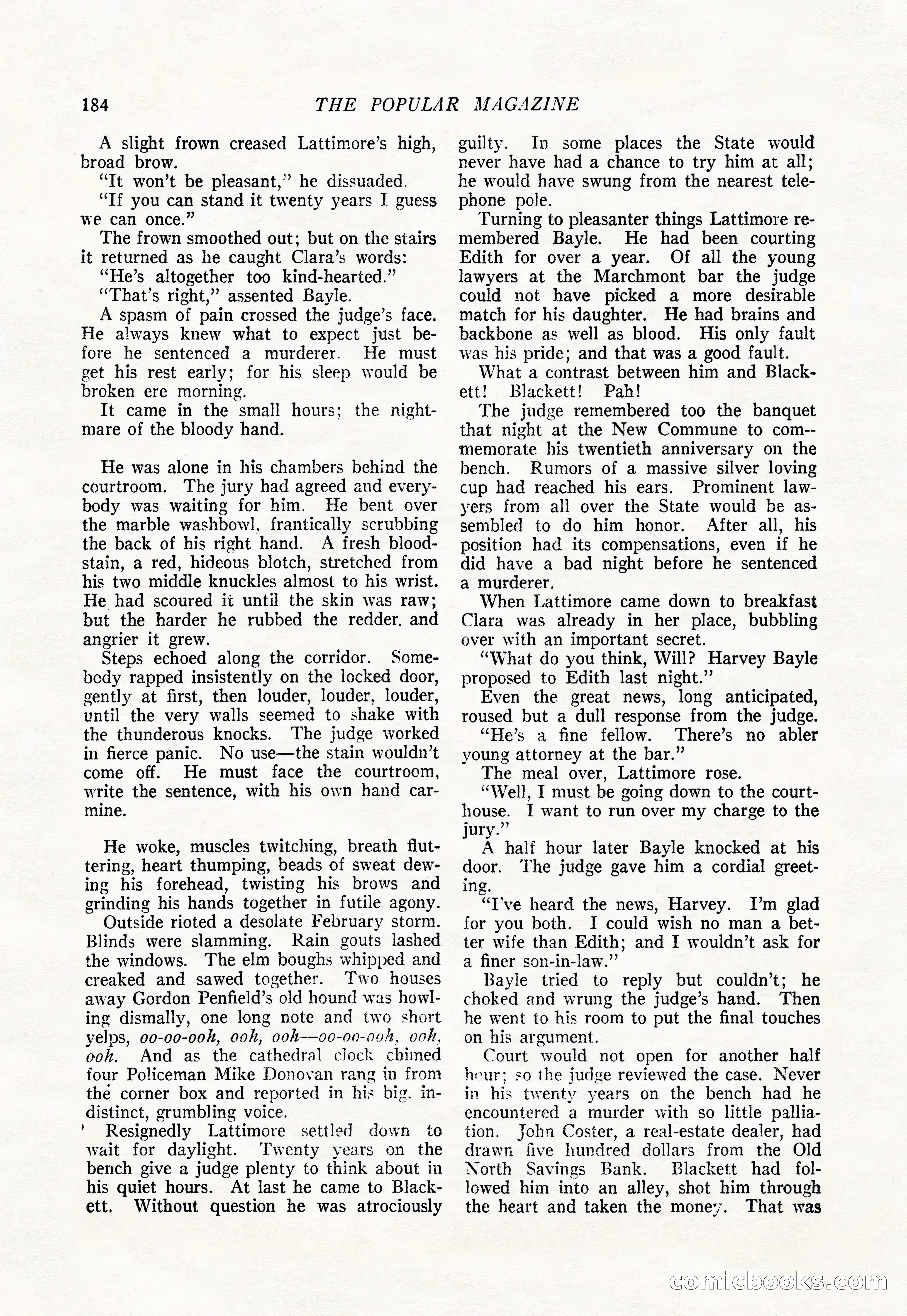The Popular Magazine, August 20, 1923 — page 186 of 196