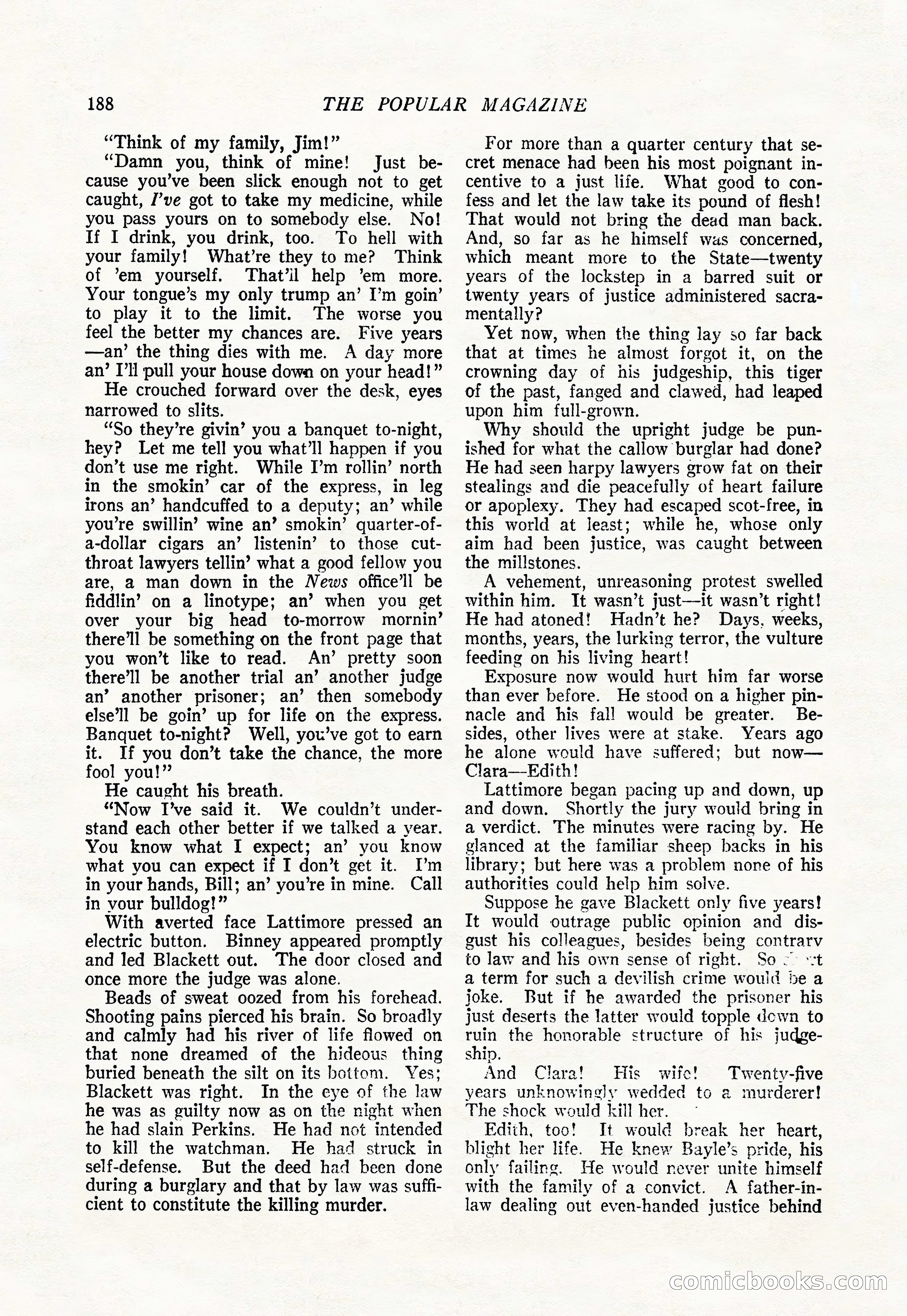 The Popular Magazine, August 20, 1923 — page 190 of 196