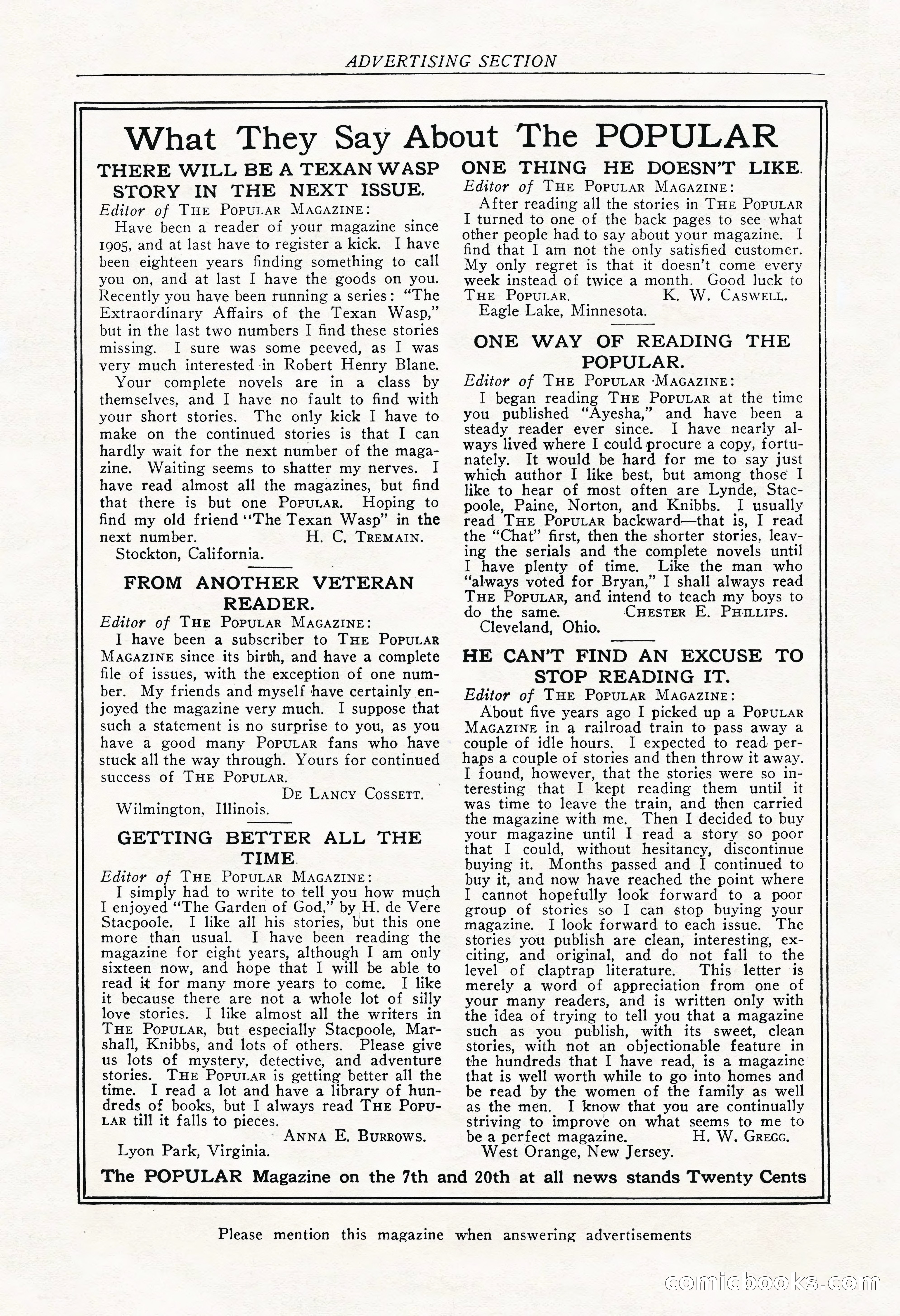 The Popular Magazine — page 12 of 220