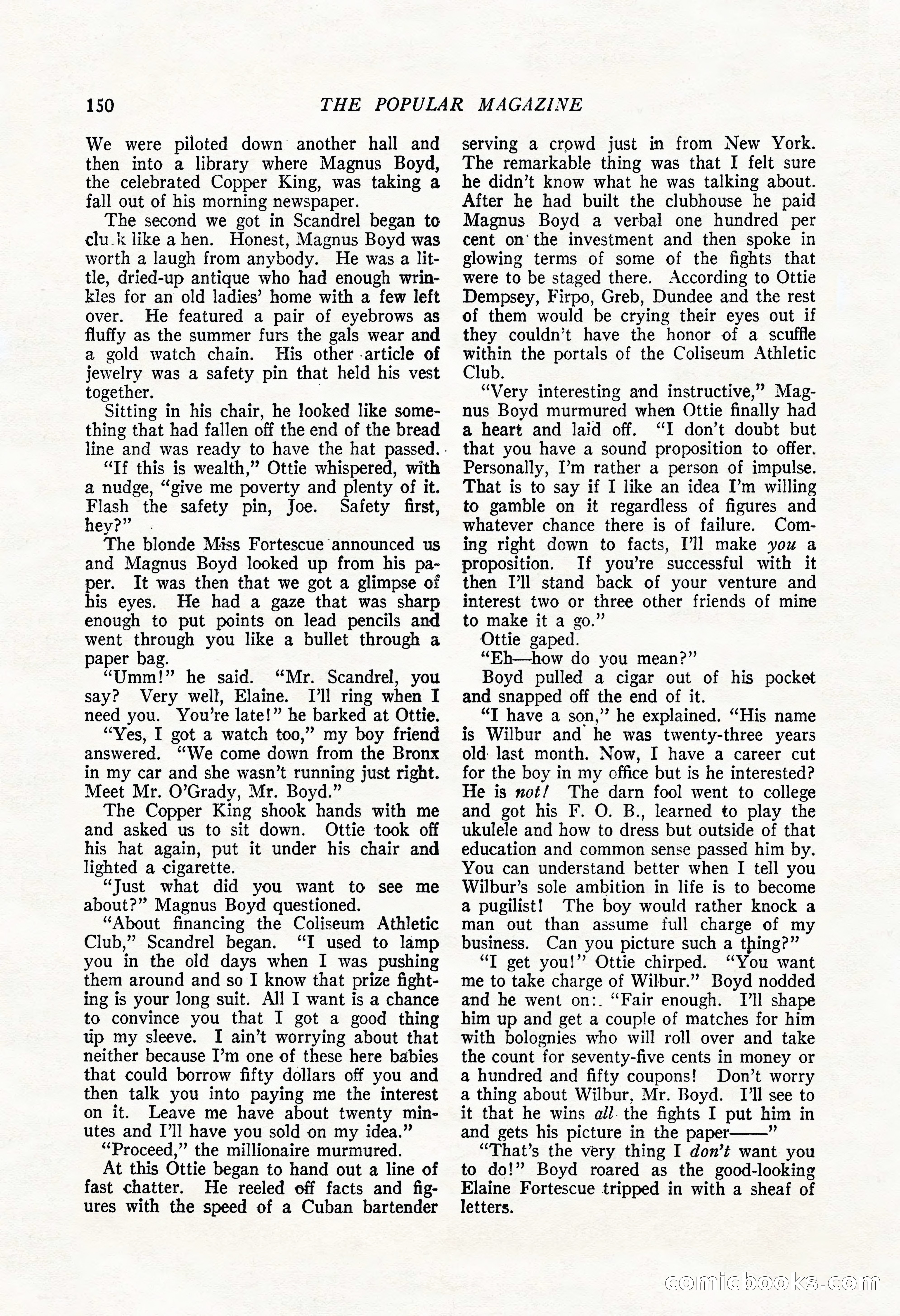 The Popular Magazine — page 168 of 220