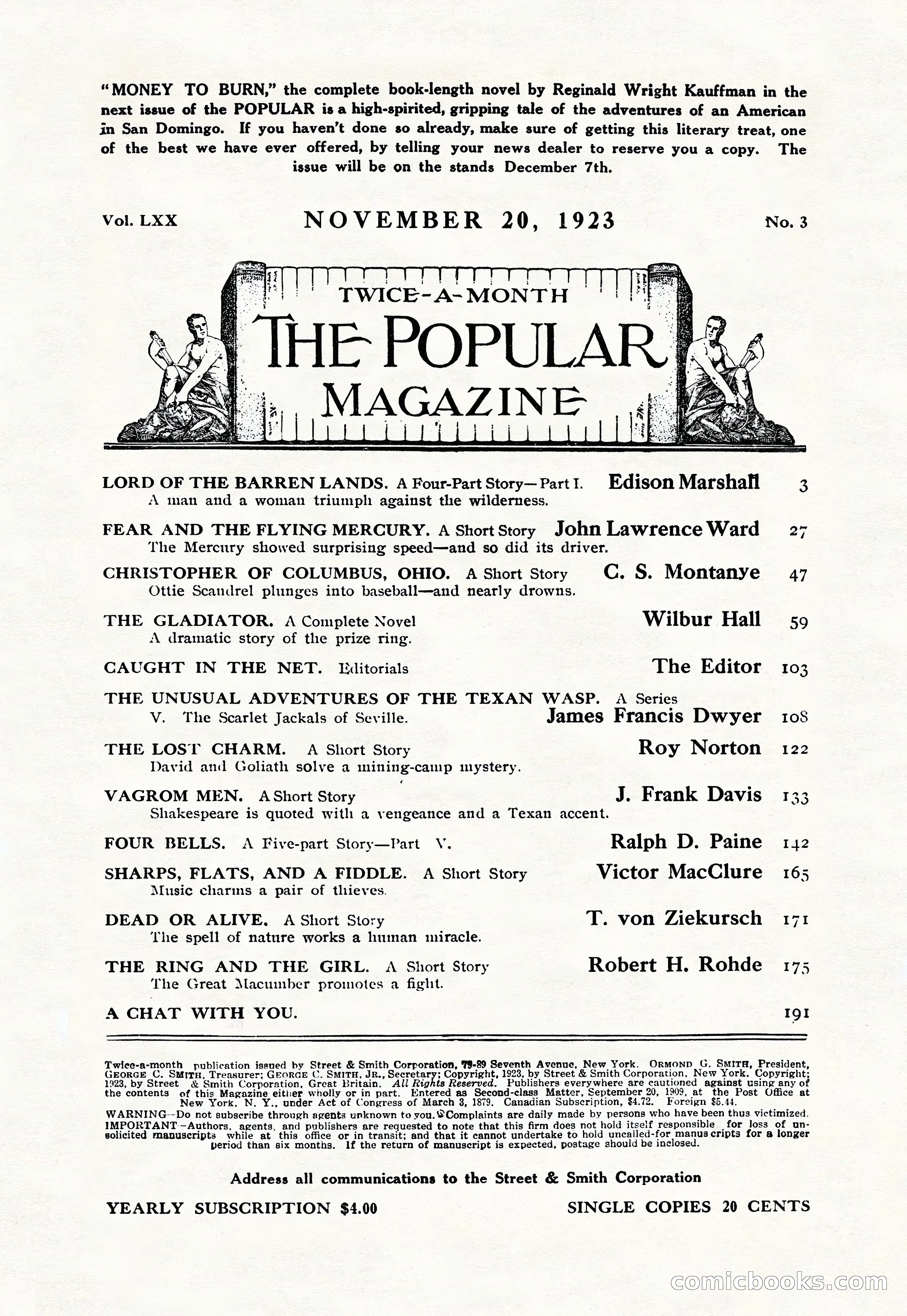 The Popular Magazine — page 3 of 196
