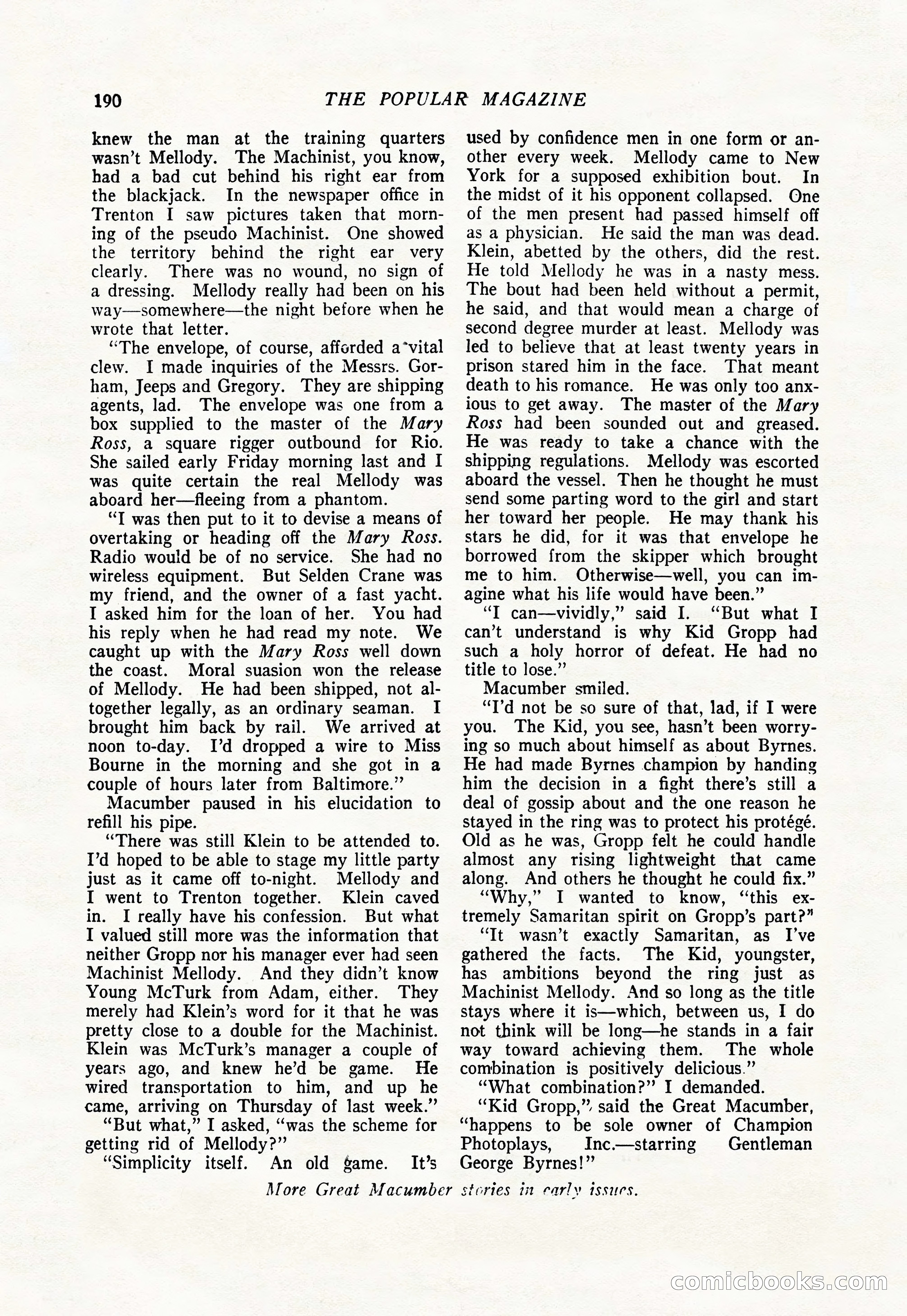 The Popular Magazine — page 192 of 196