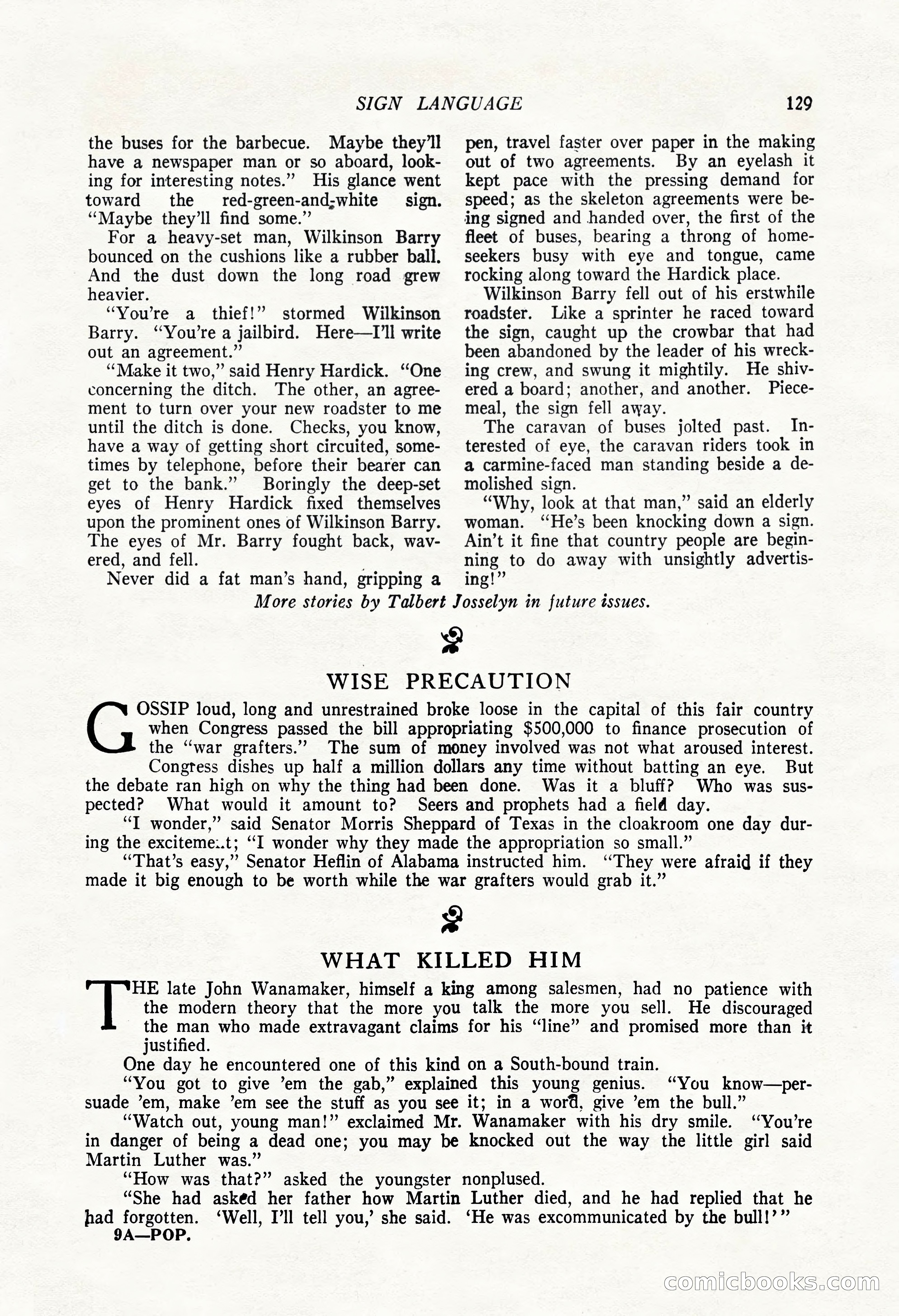 The Popular Magazine, May 7, 1924 — page 147 of 228