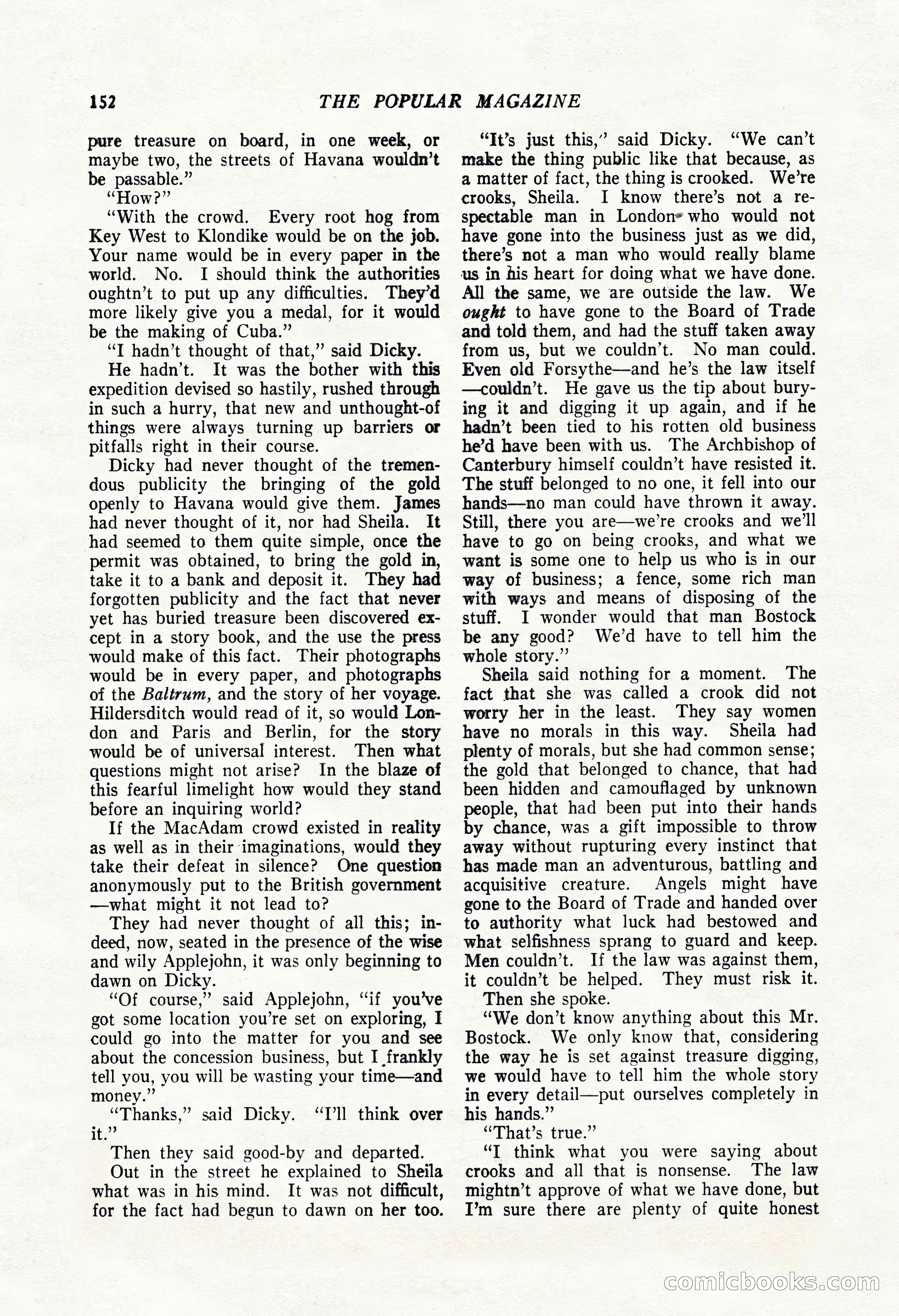 The Popular Magazine, May 7, 1924 — page 170 of 228