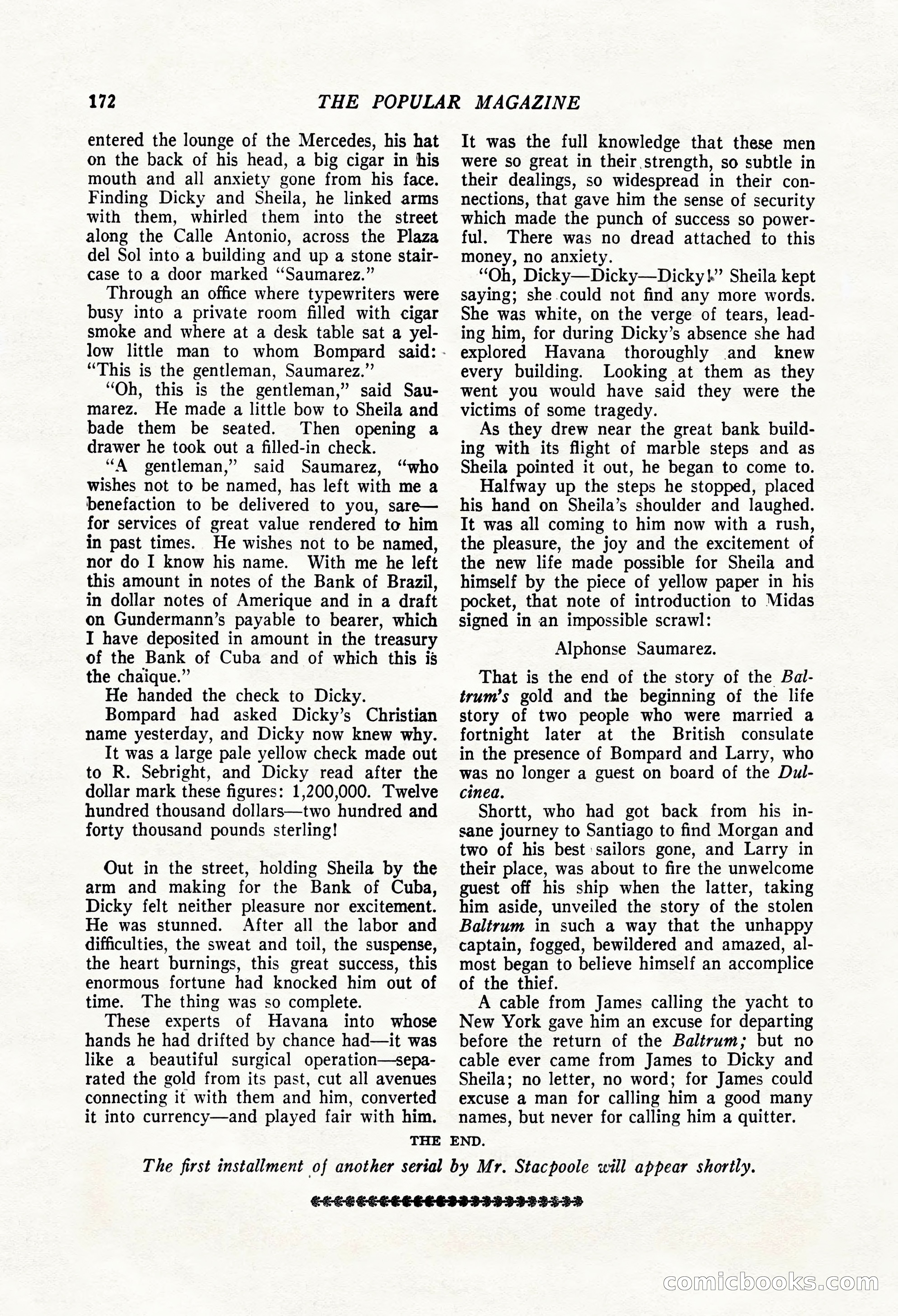 The Popular Magazine, May 7, 1924 — page 190 of 228