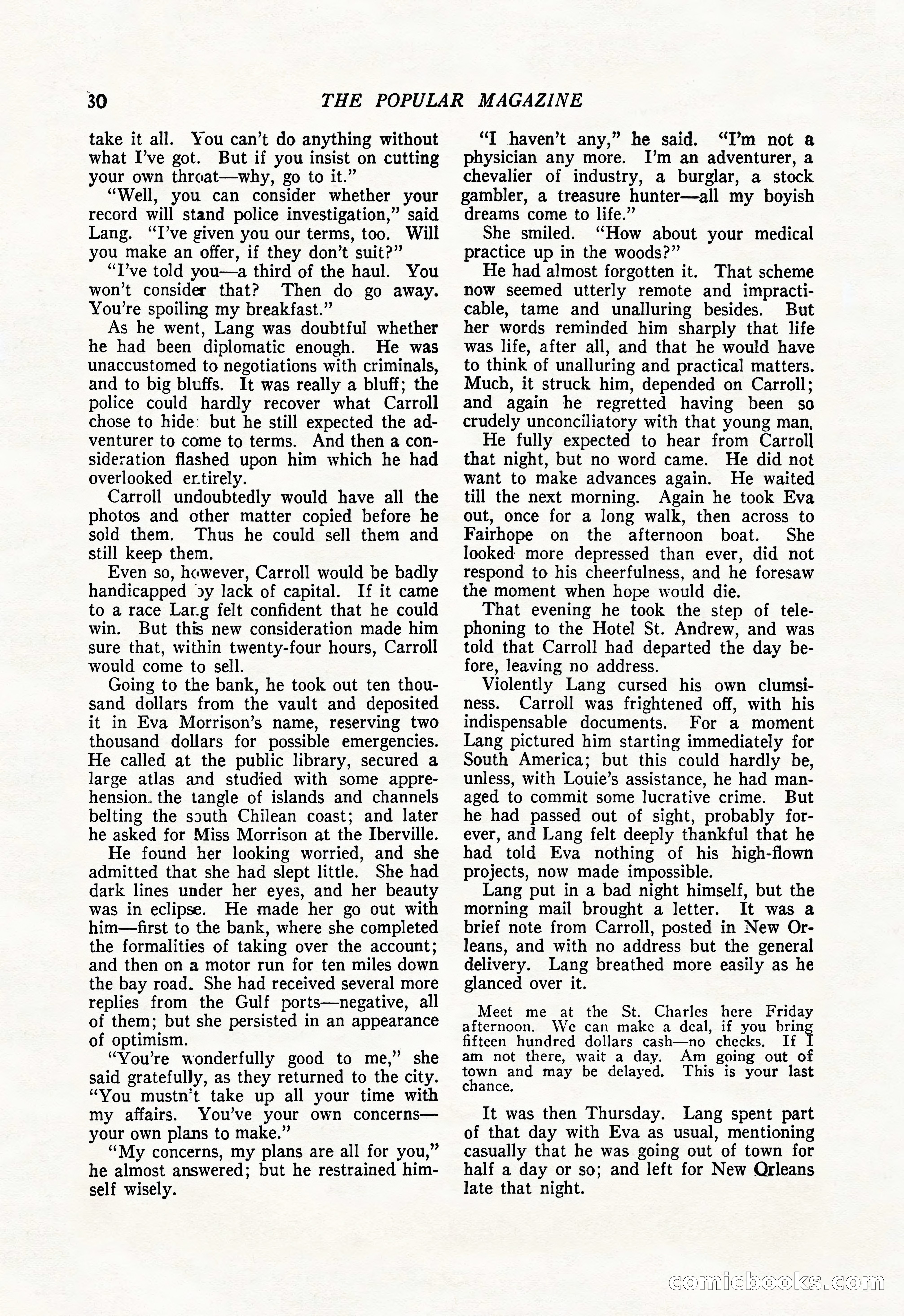 The Popular Magazine, June 7, 1924 — page 40 of 222