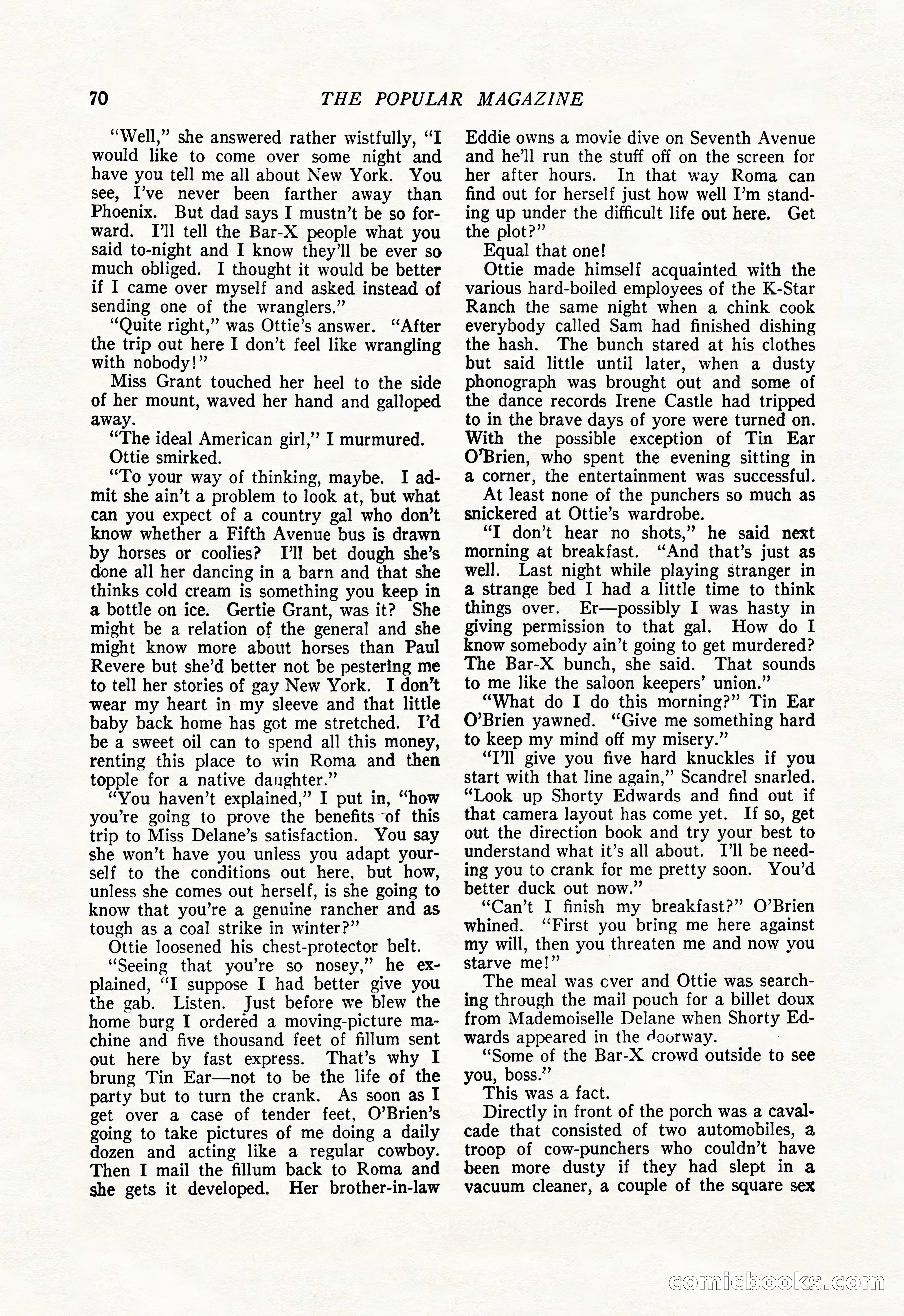 The Popular Magazine, June 7, 1924 — page 80 of 222