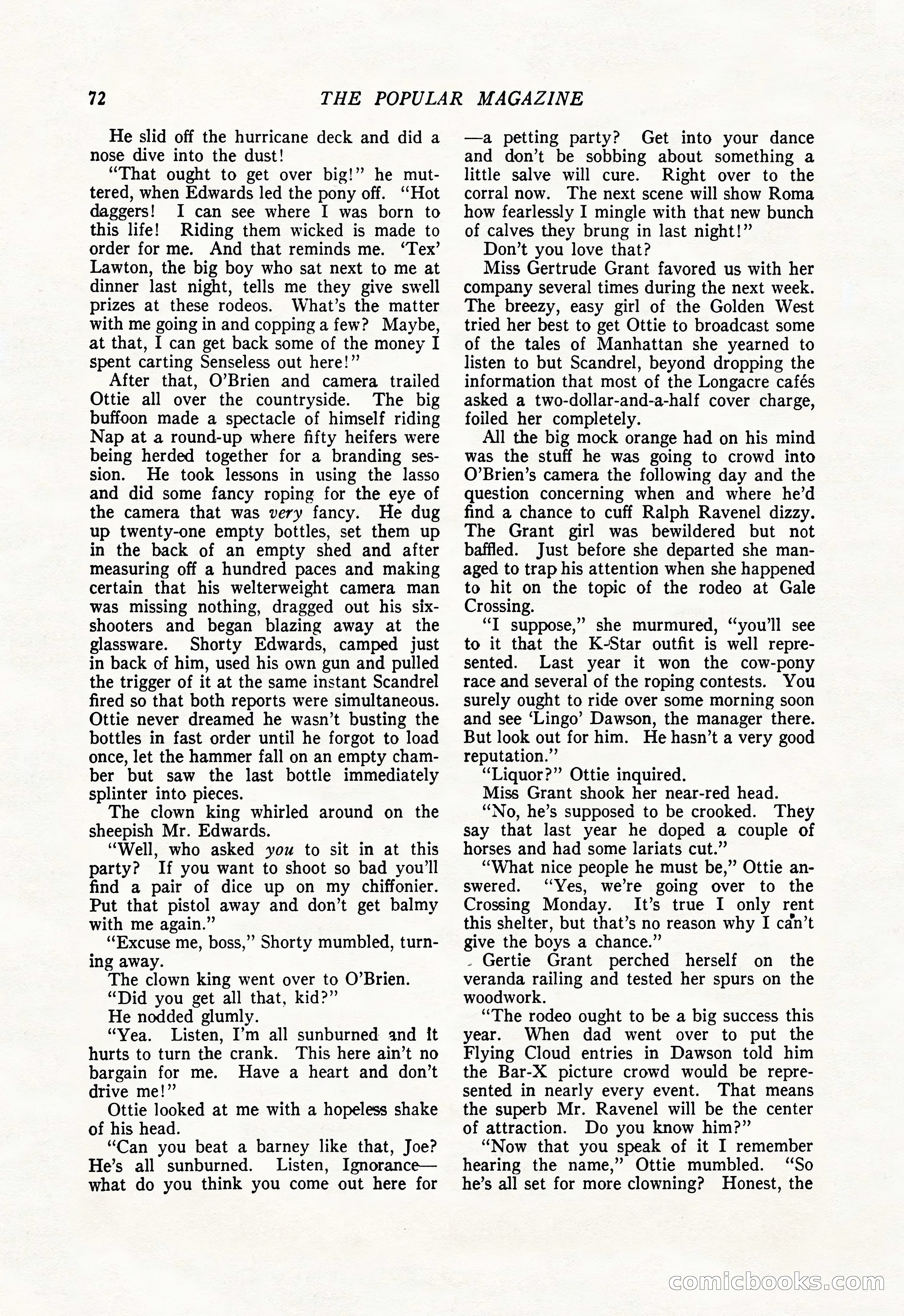 The Popular Magazine, June 7, 1924 — page 82 of 222