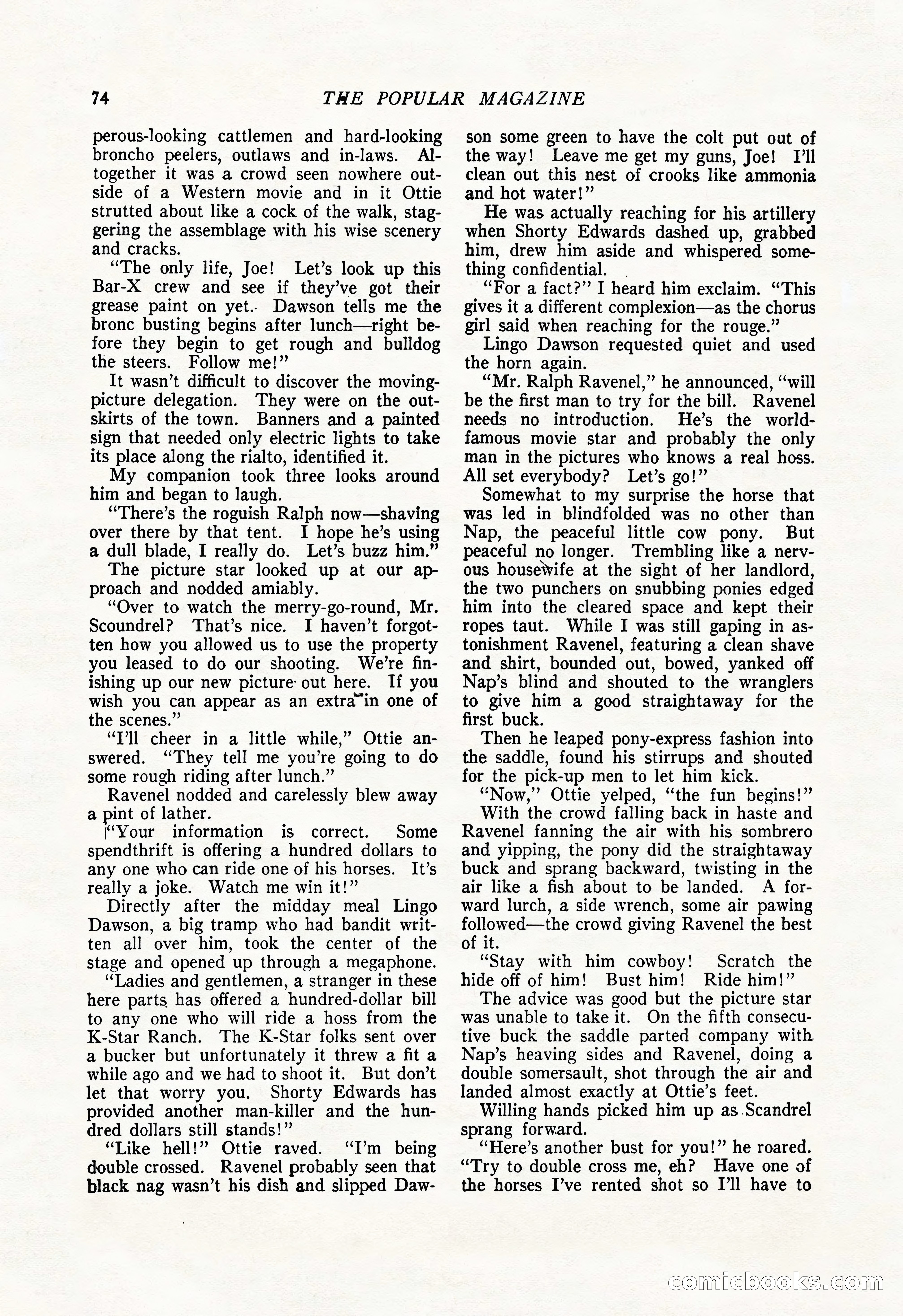 The Popular Magazine, June 7, 1924 — page 84 of 222