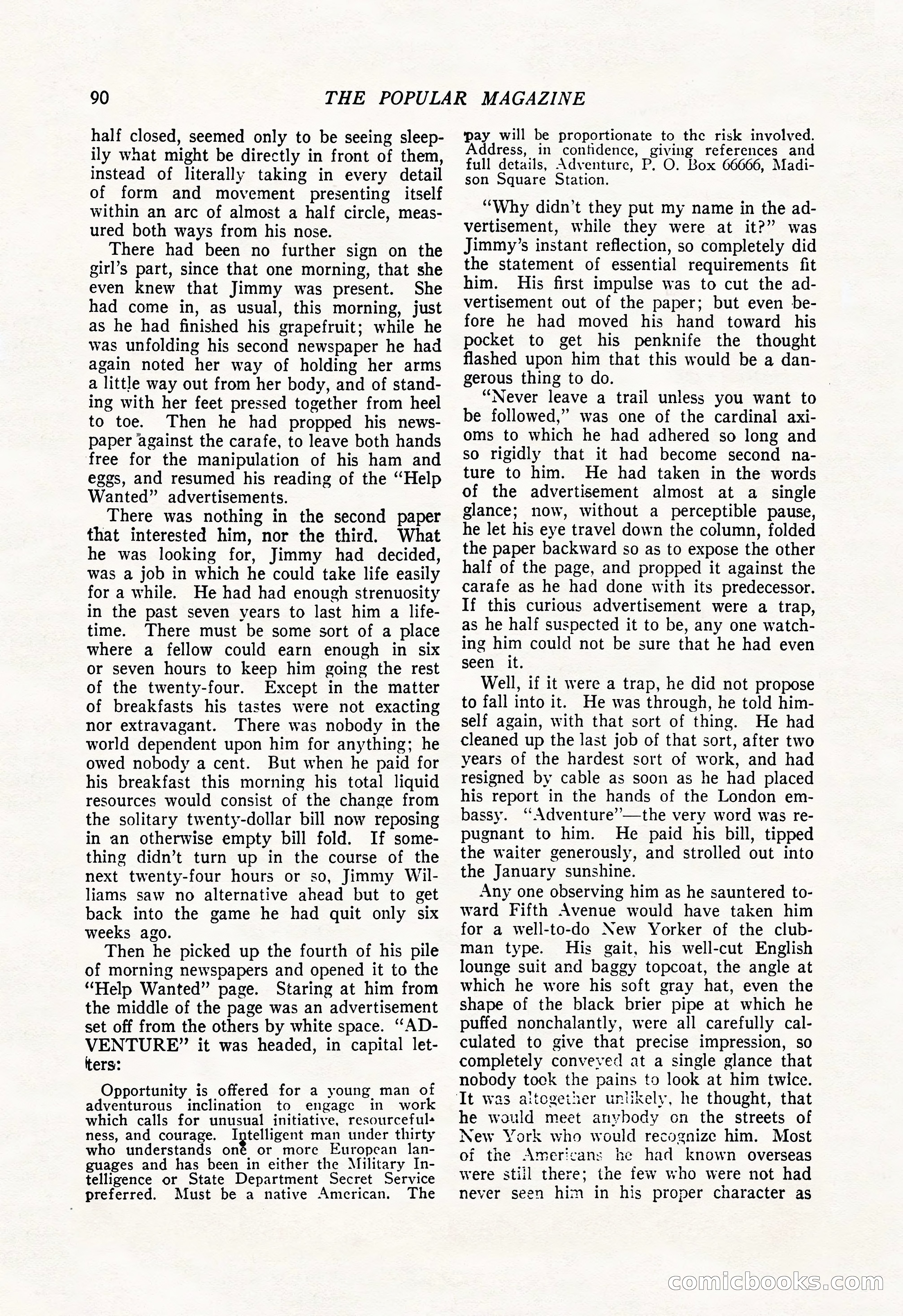 The Popular Magazine, June 7, 1924 — page 100 of 222