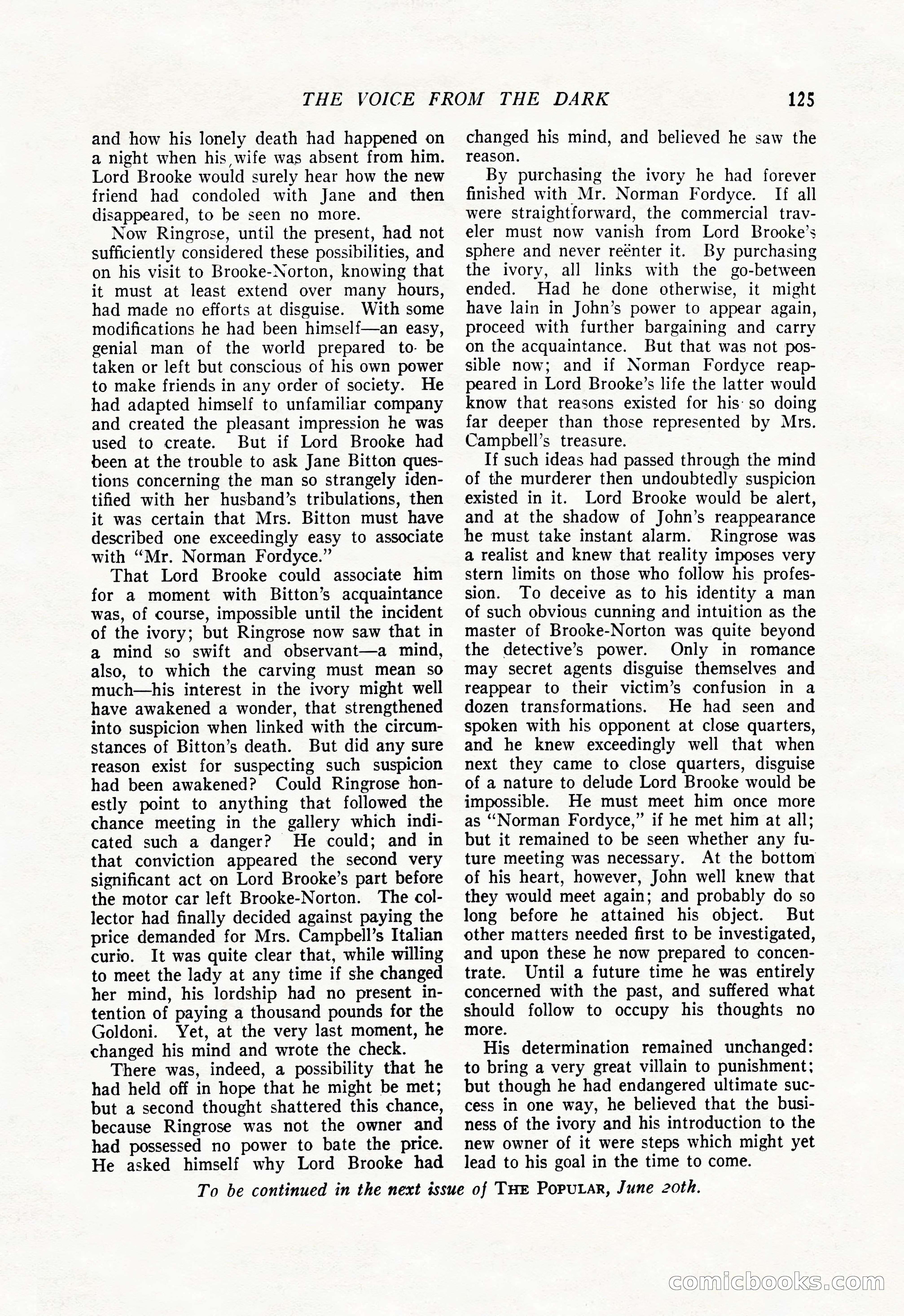 The Popular Magazine, June 7, 1924 — page 135 of 222