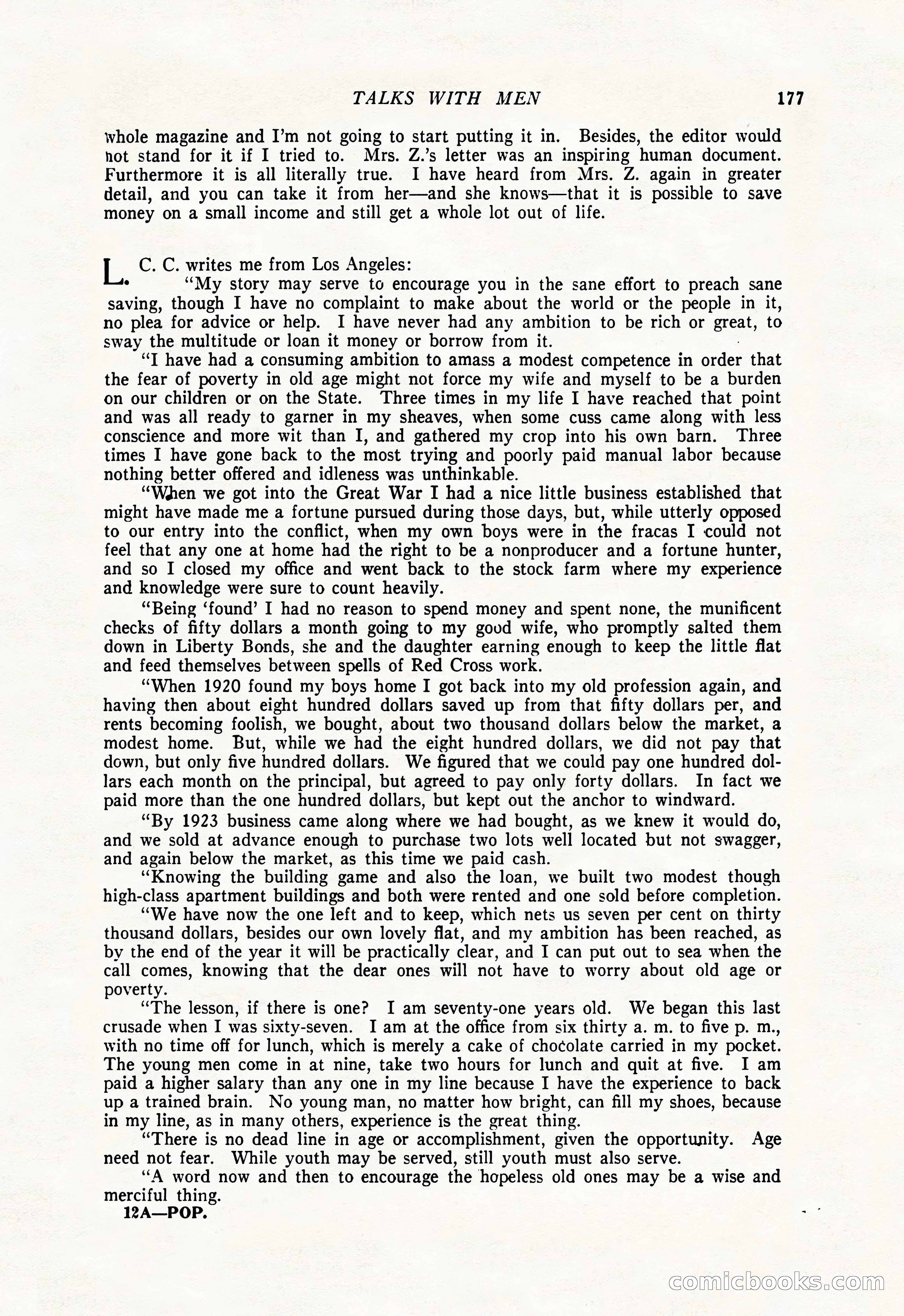 The Popular Magazine, June 7, 1924 — page 187 of 222