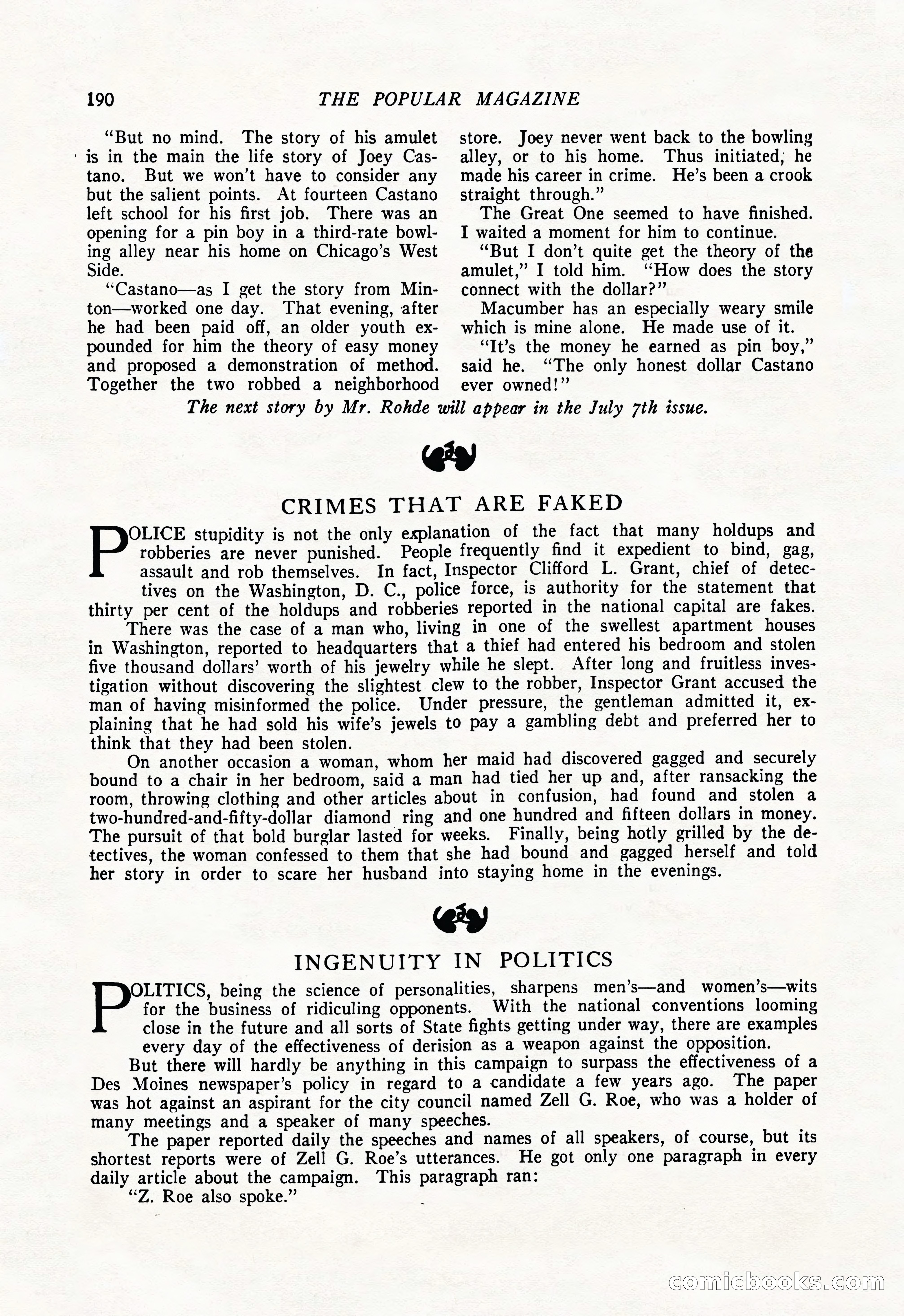 The Popular Magazine, June 7, 1924 — page 200 of 222