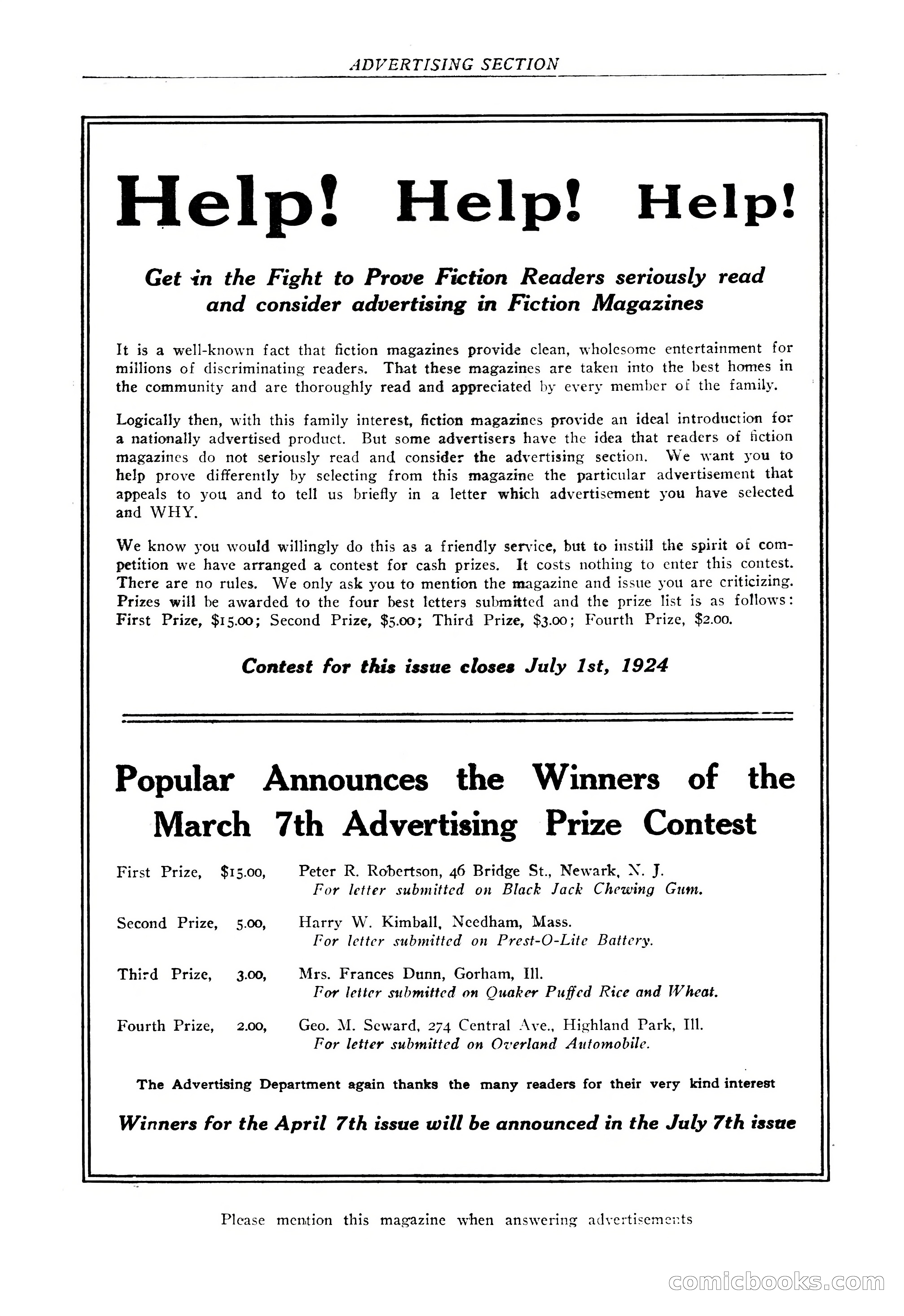 The Popular Magazine, June 7, 1924 — page 208 of 222