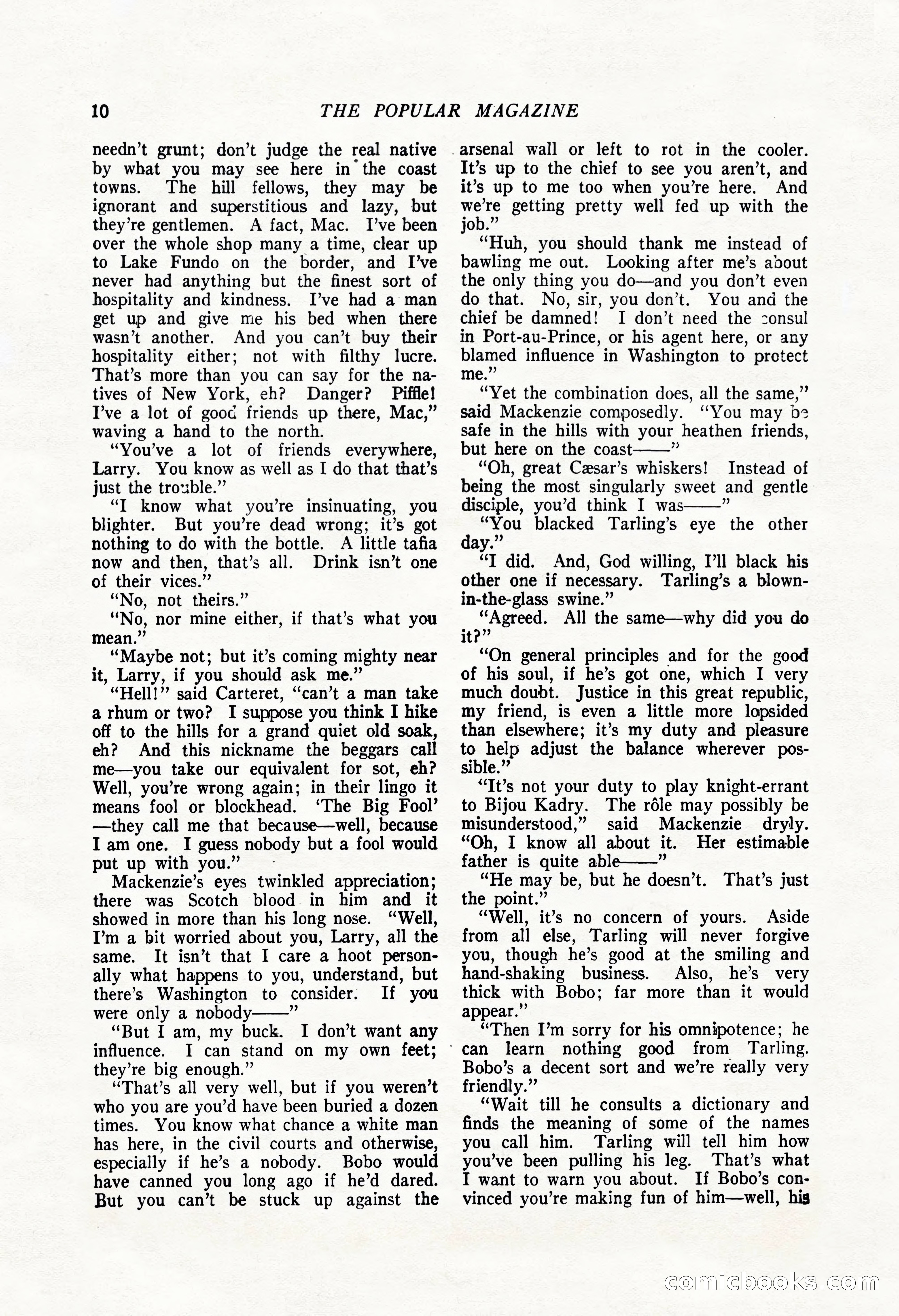The Popular Magazine, August 7, 1924 — page 20 of 212