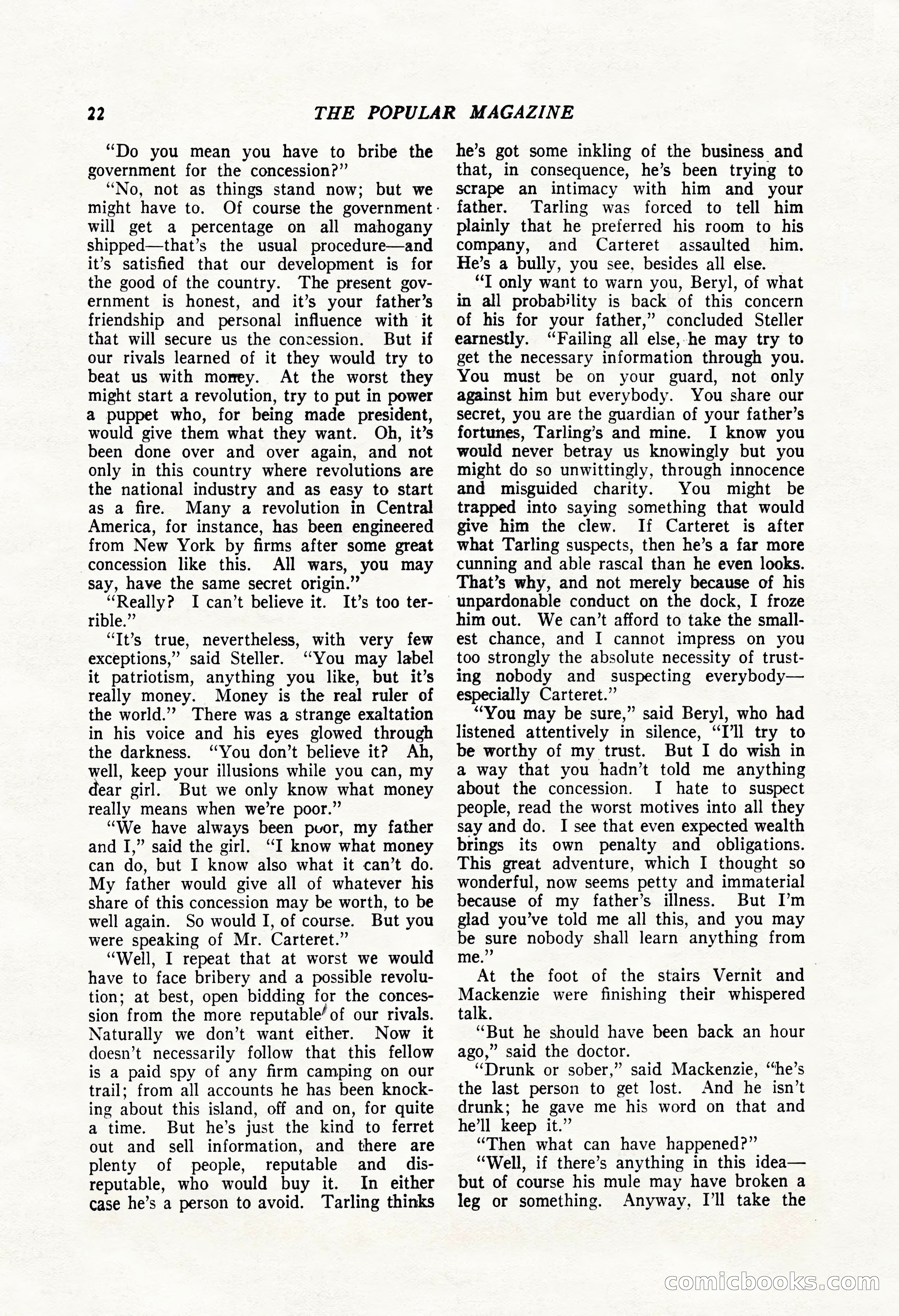 The Popular Magazine, August 7, 1924 — page 32 of 212