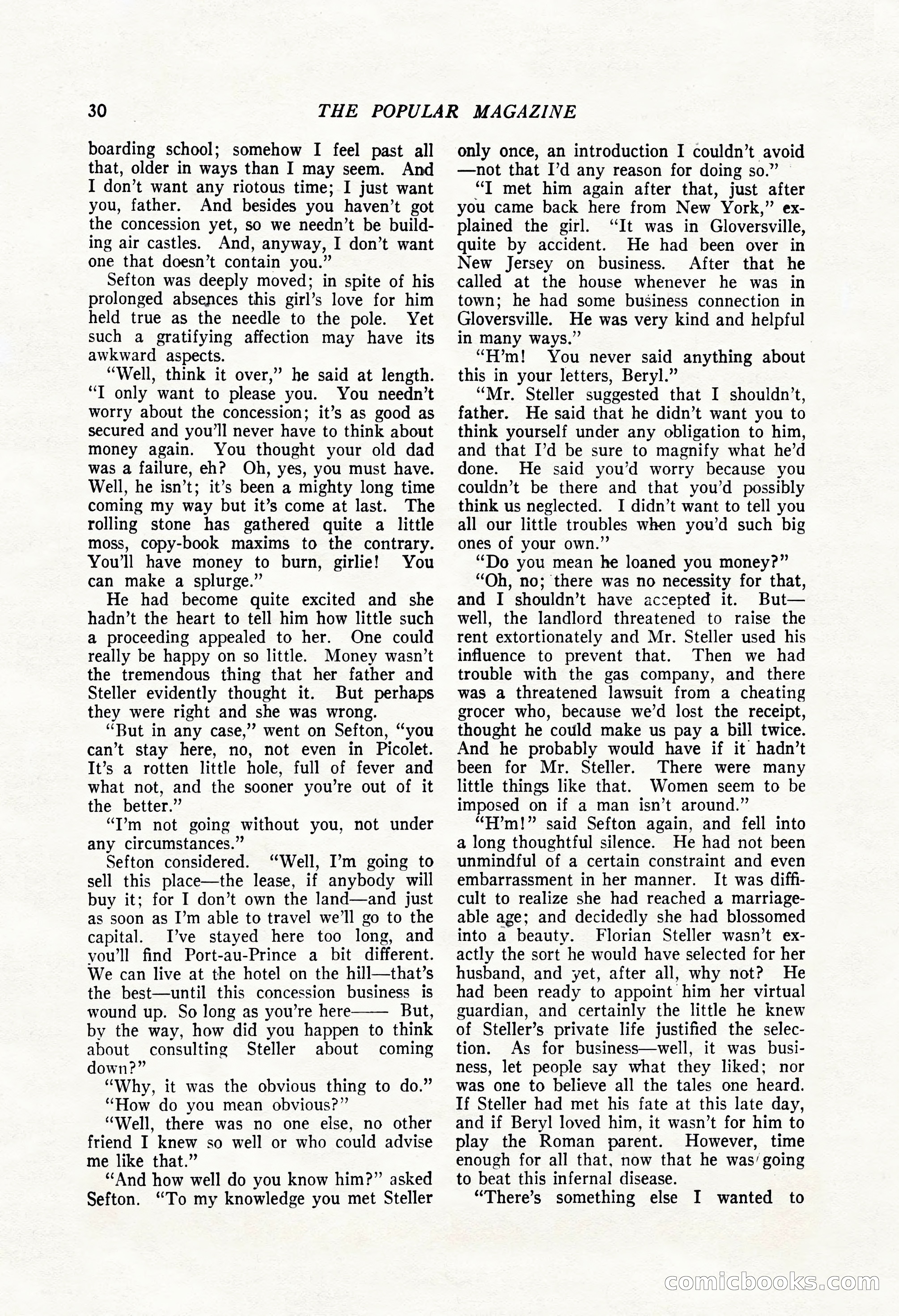 The Popular Magazine, August 7, 1924 — page 40 of 212