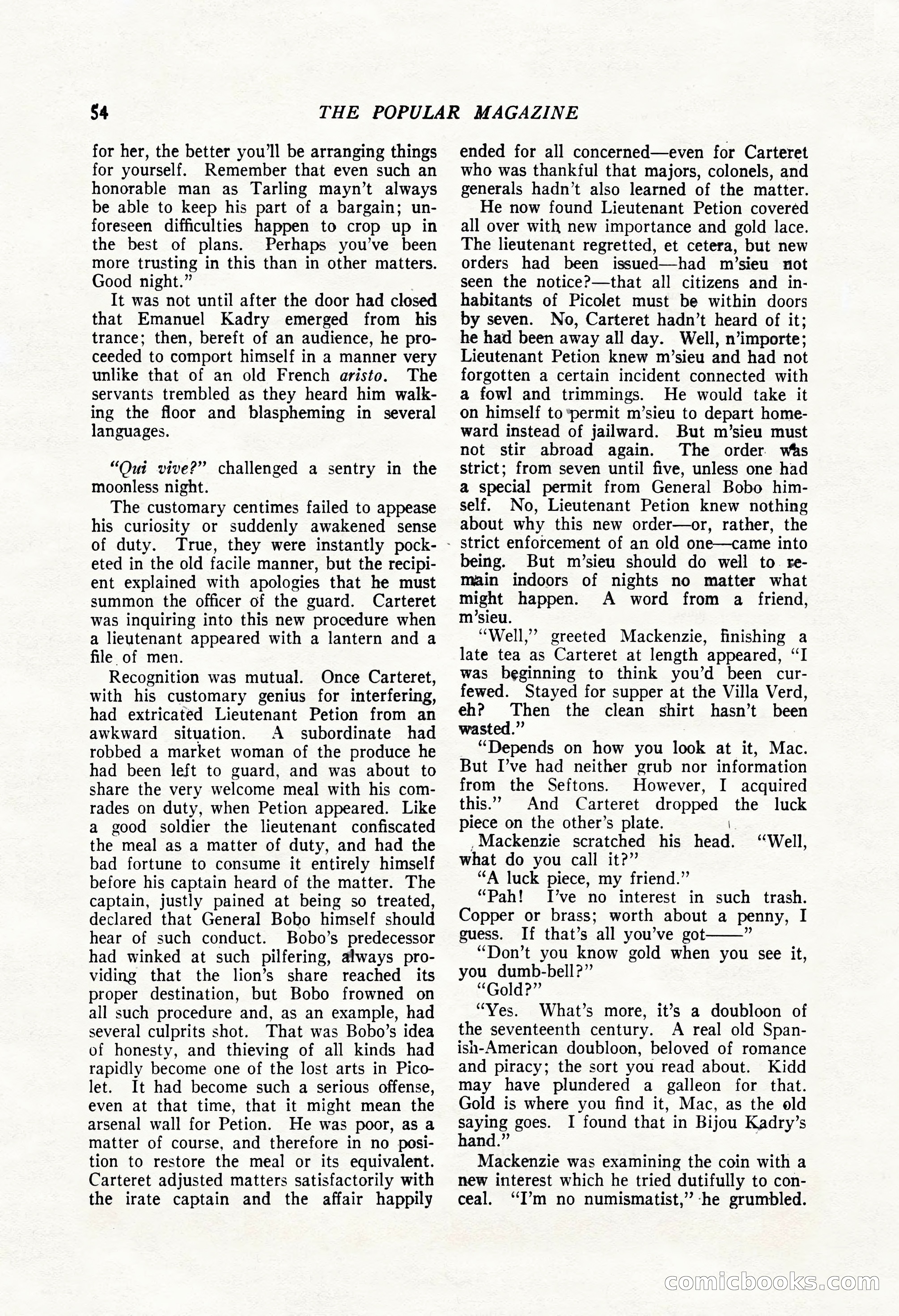 The Popular Magazine, August 7, 1924 — page 64 of 212