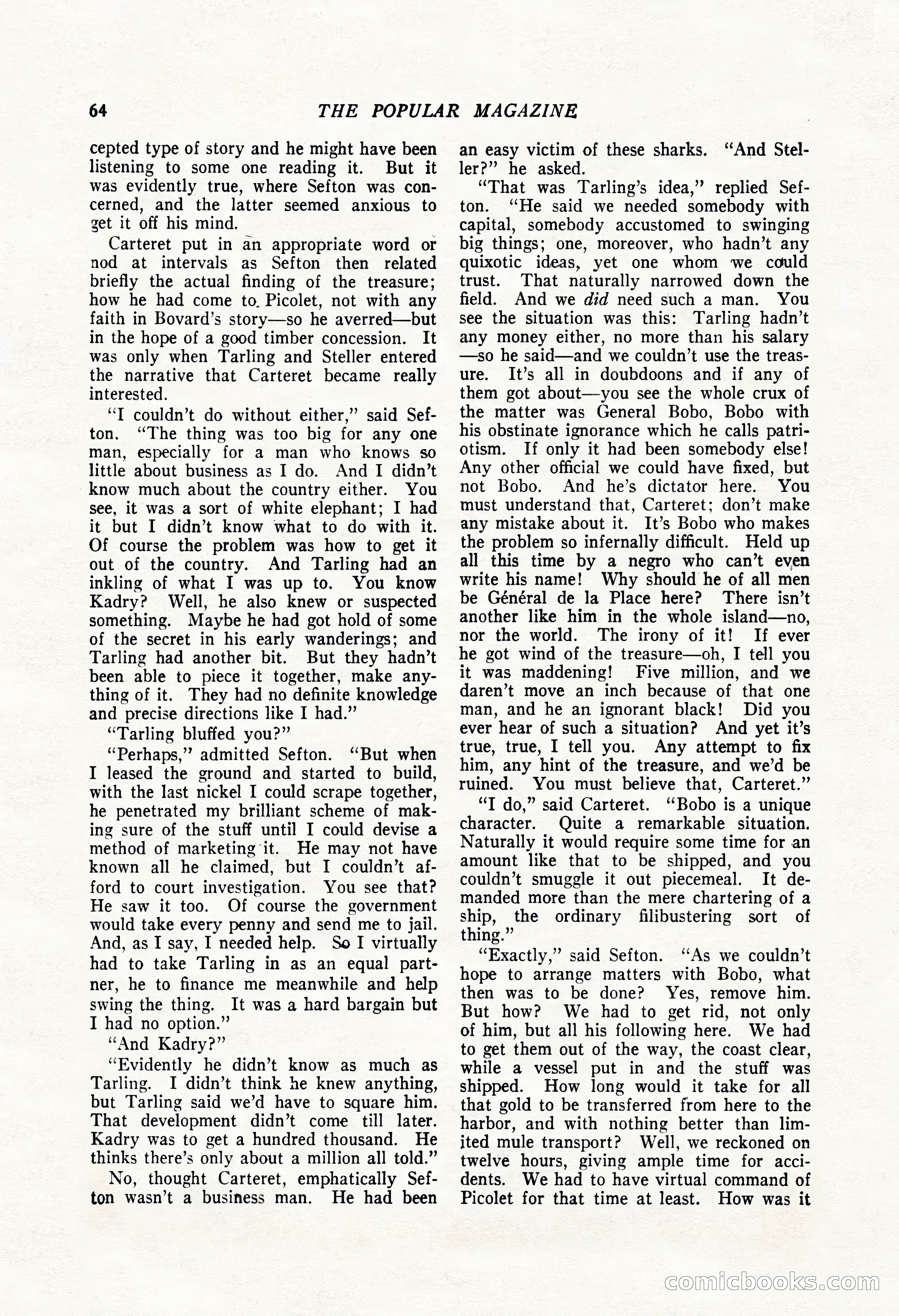 The Popular Magazine, August 7, 1924 — page 74 of 212