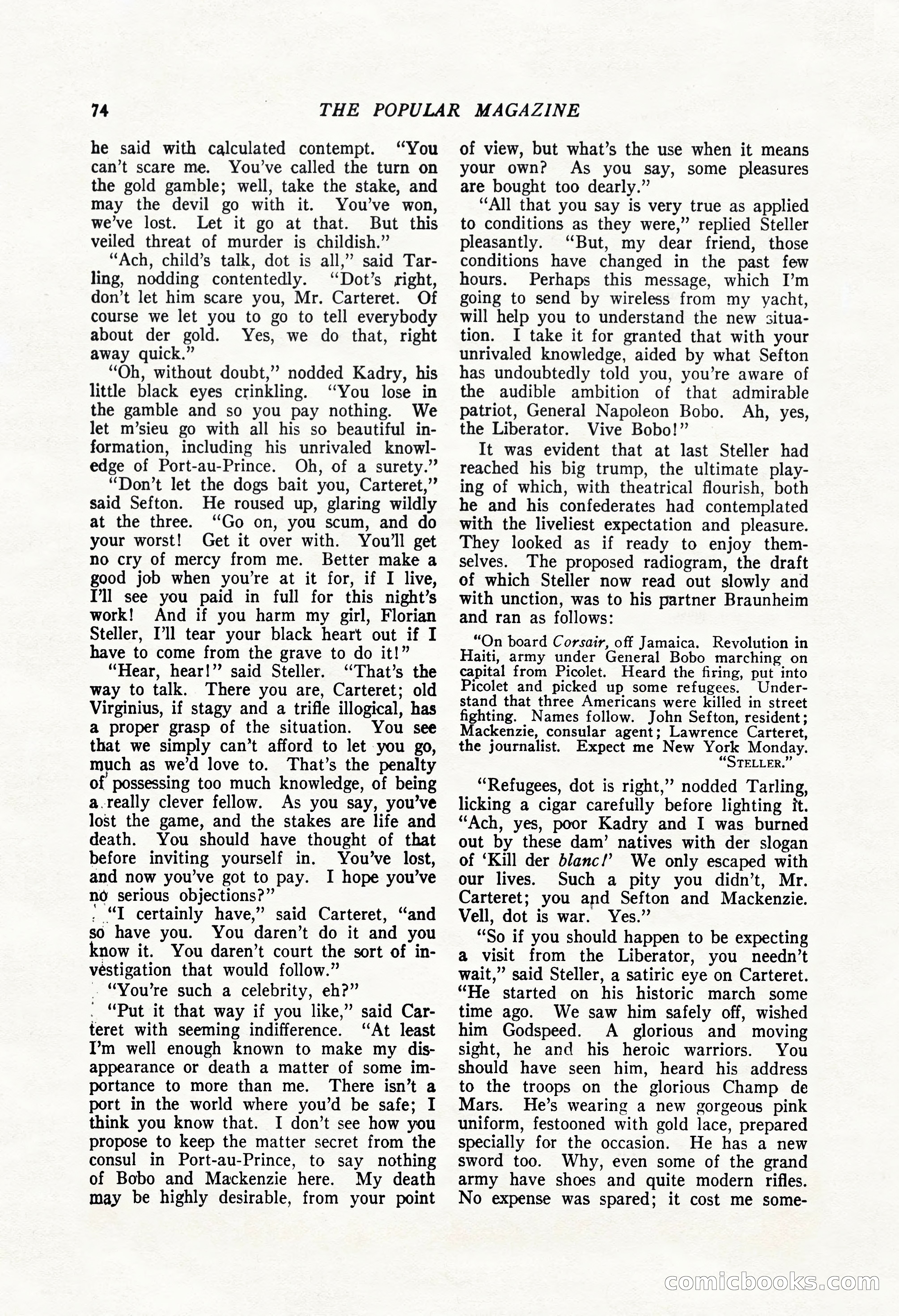 The Popular Magazine, August 7, 1924 — page 84 of 212