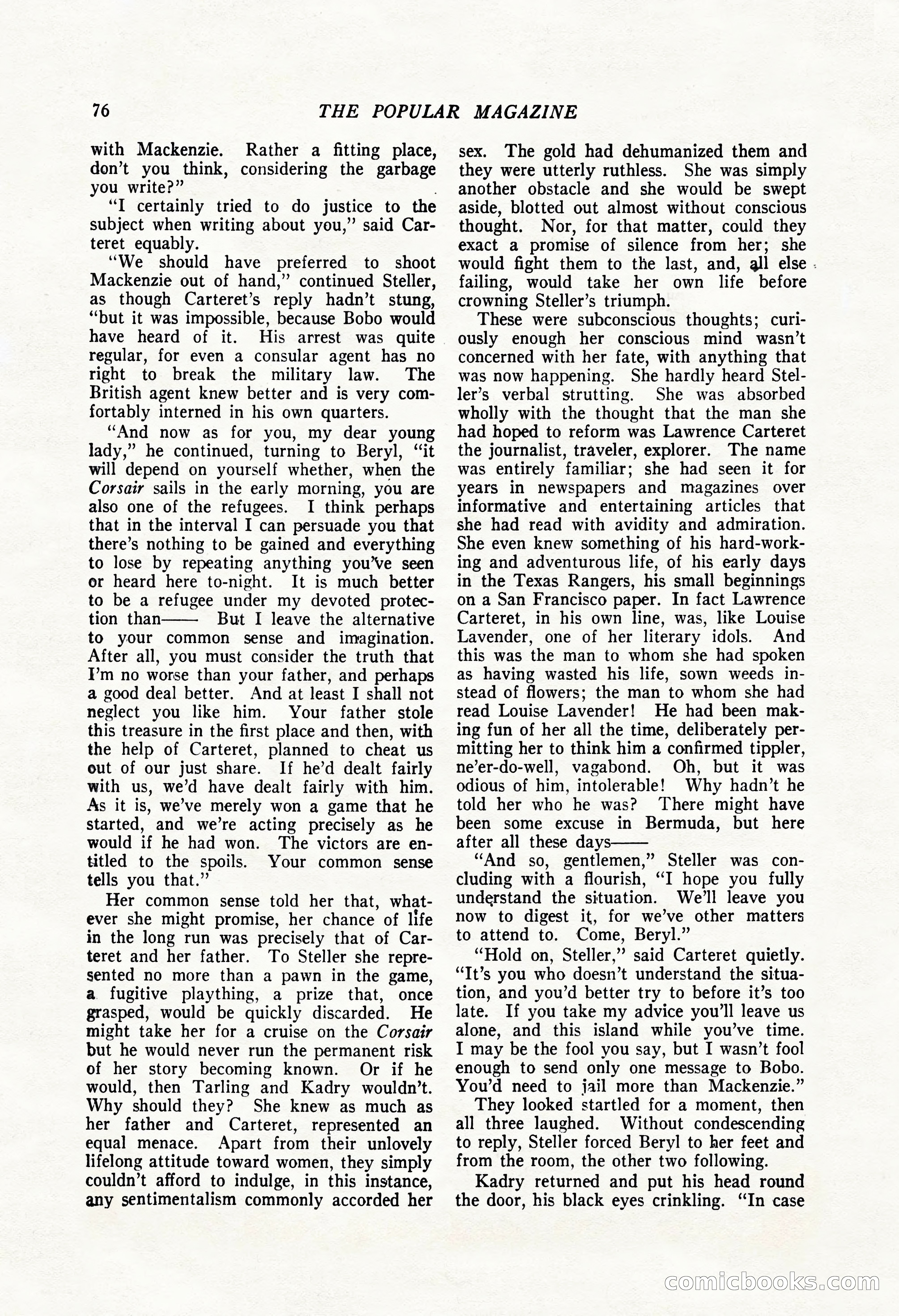 The Popular Magazine, August 7, 1924 — page 86 of 212