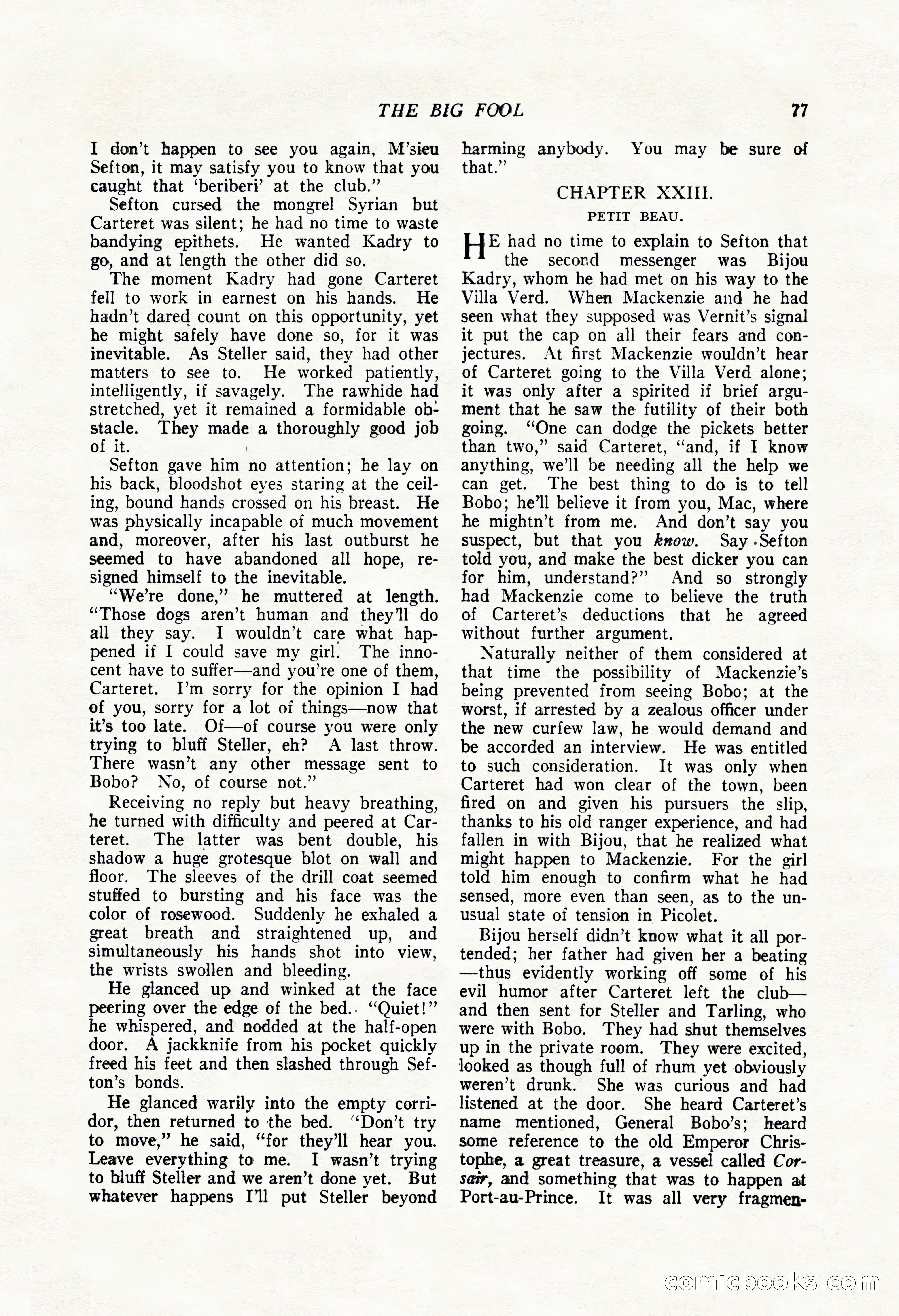The Popular Magazine, August 7, 1924 — page 87 of 212