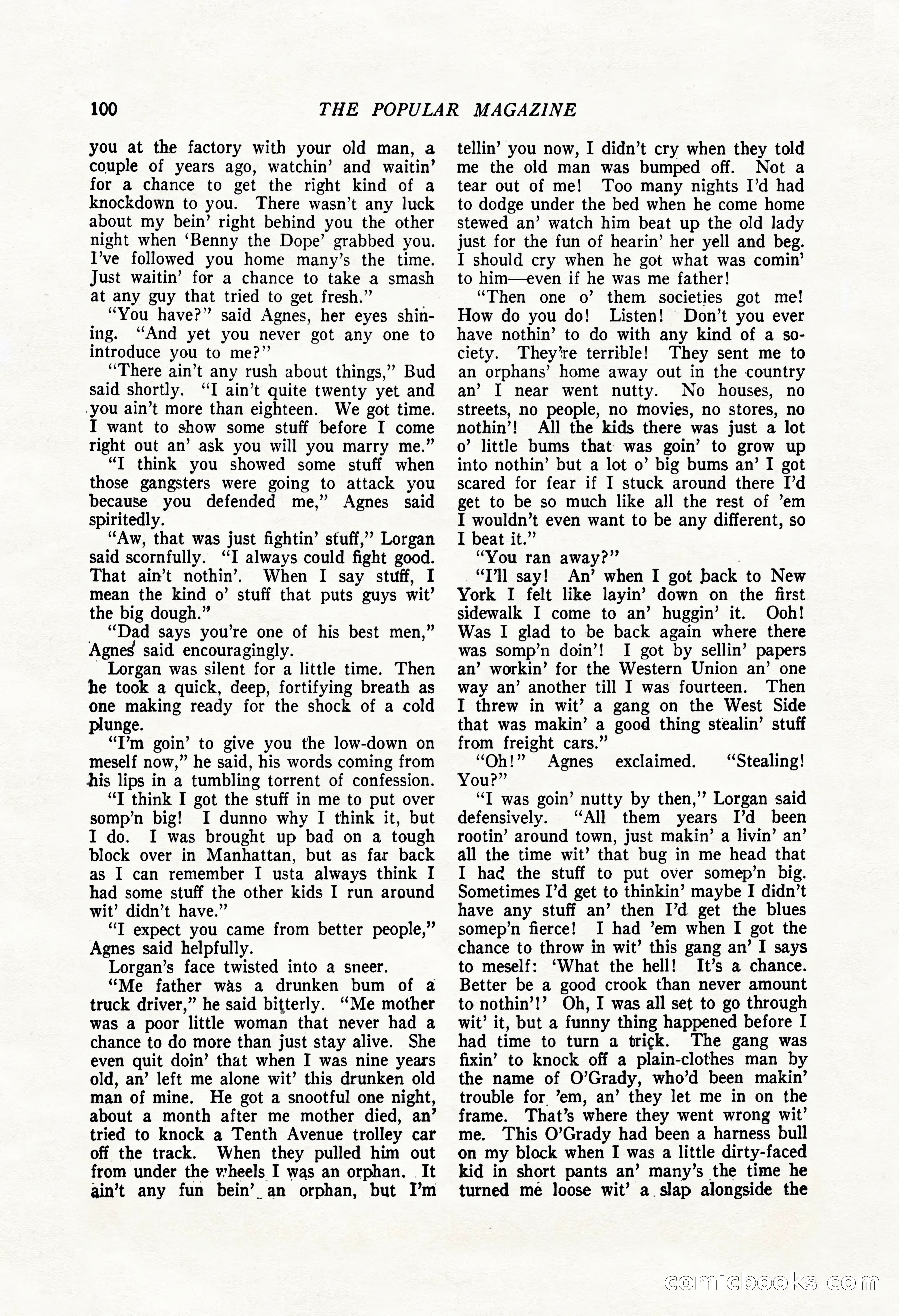 The Popular Magazine, August 7, 1924 — page 110 of 212