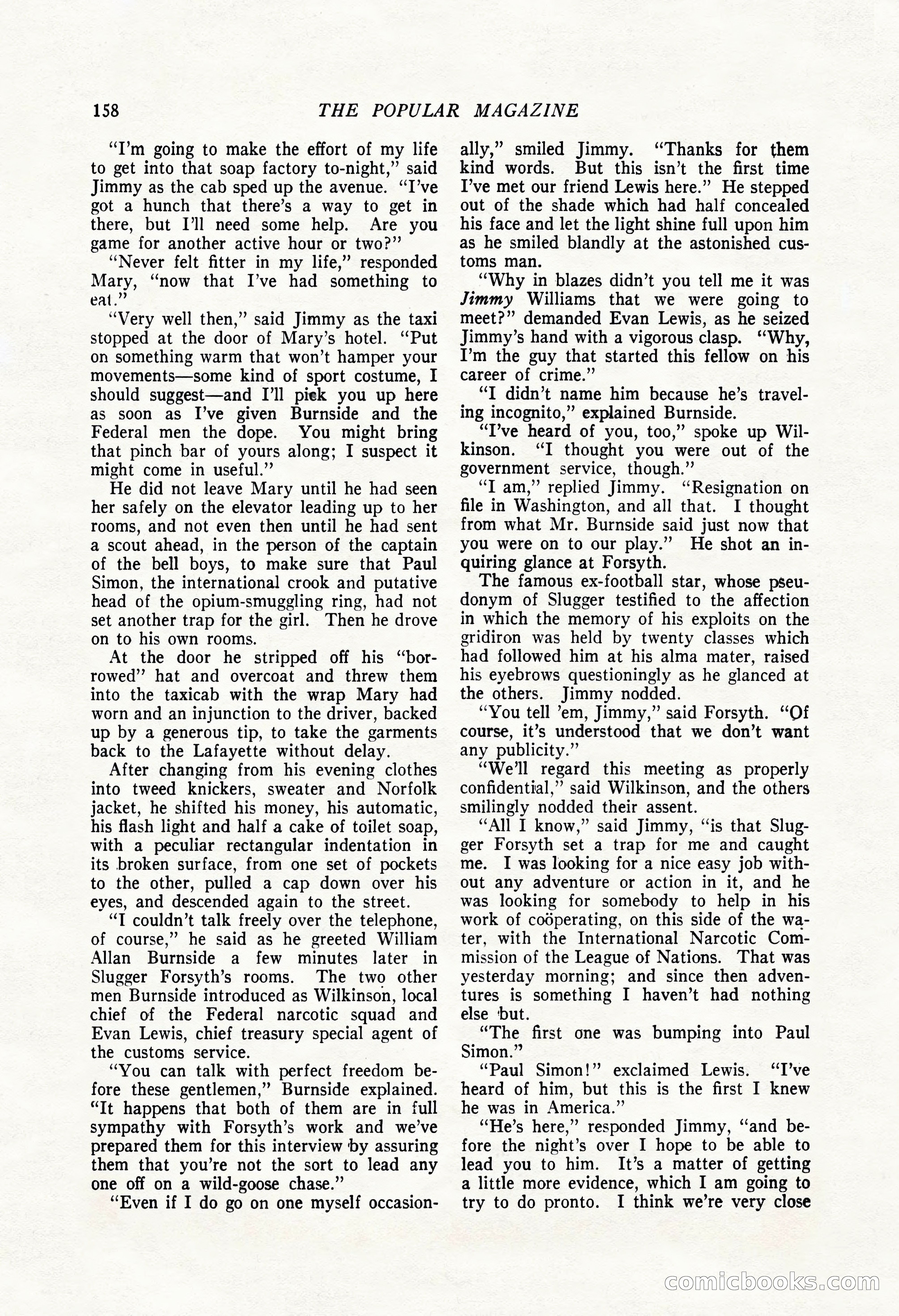 The Popular Magazine, August 7, 1924 — page 168 of 212