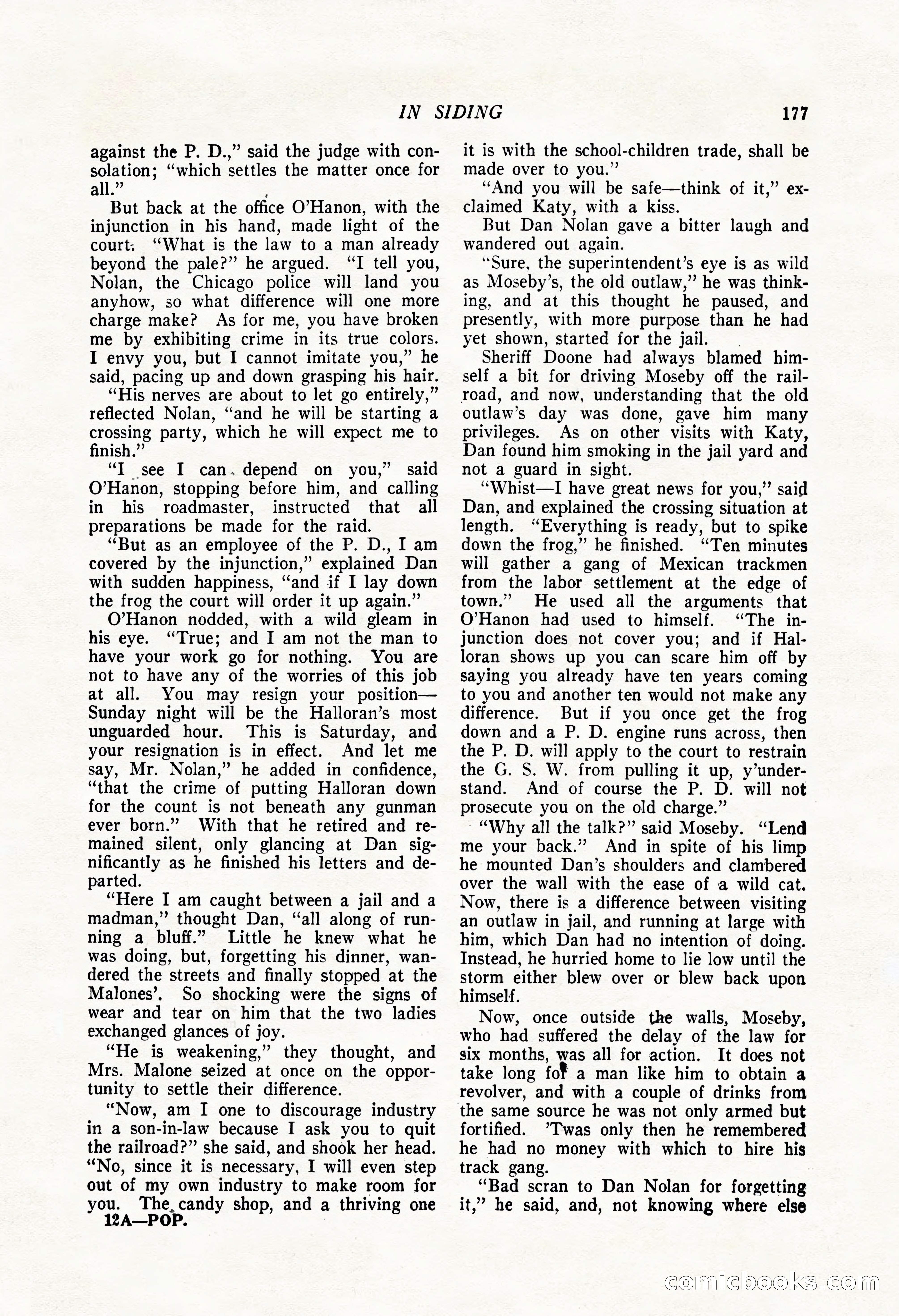 The Popular Magazine, August 7, 1924 — page 187 of 212