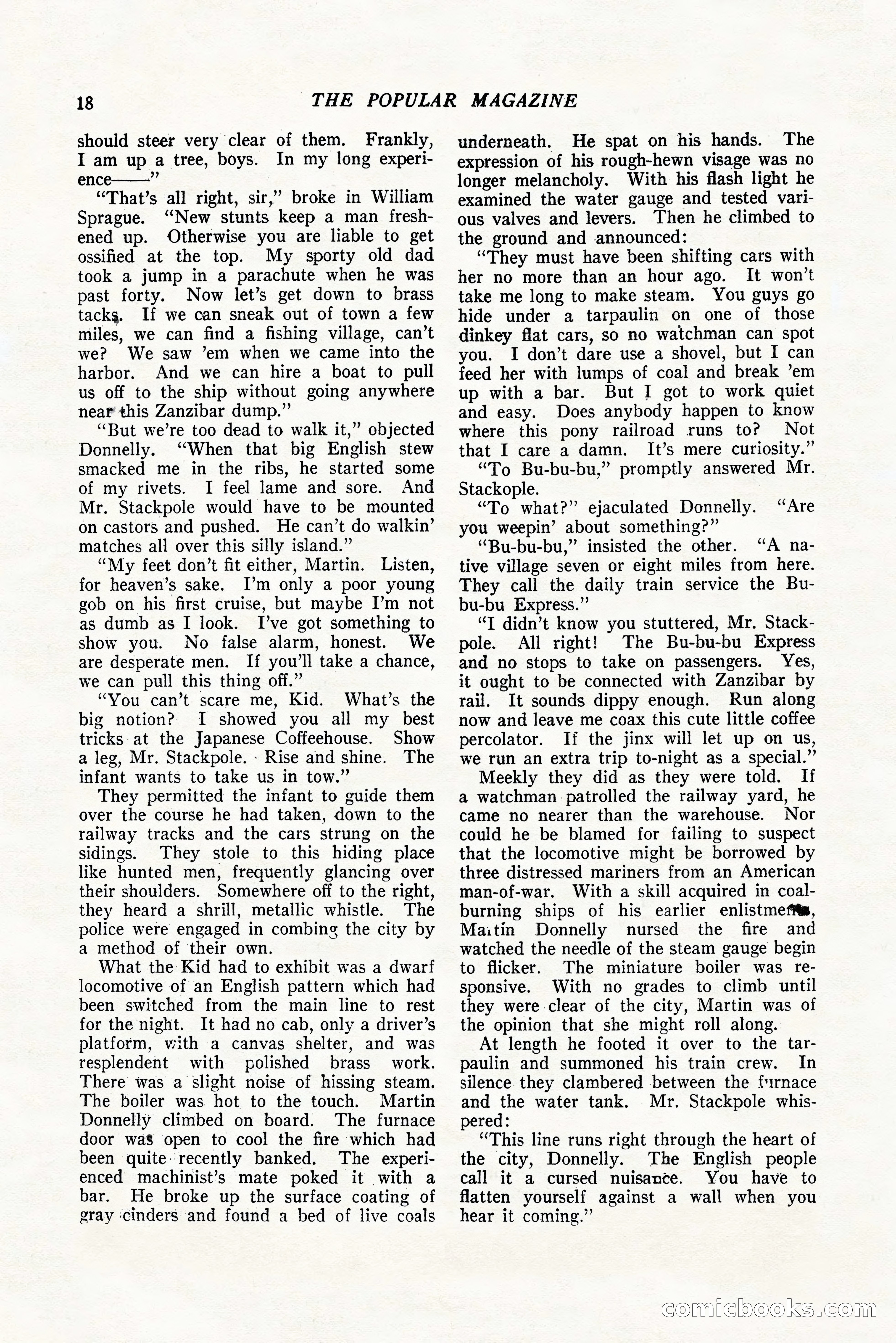The Popular Magazine, October 20, 1924 — page 20 of 196