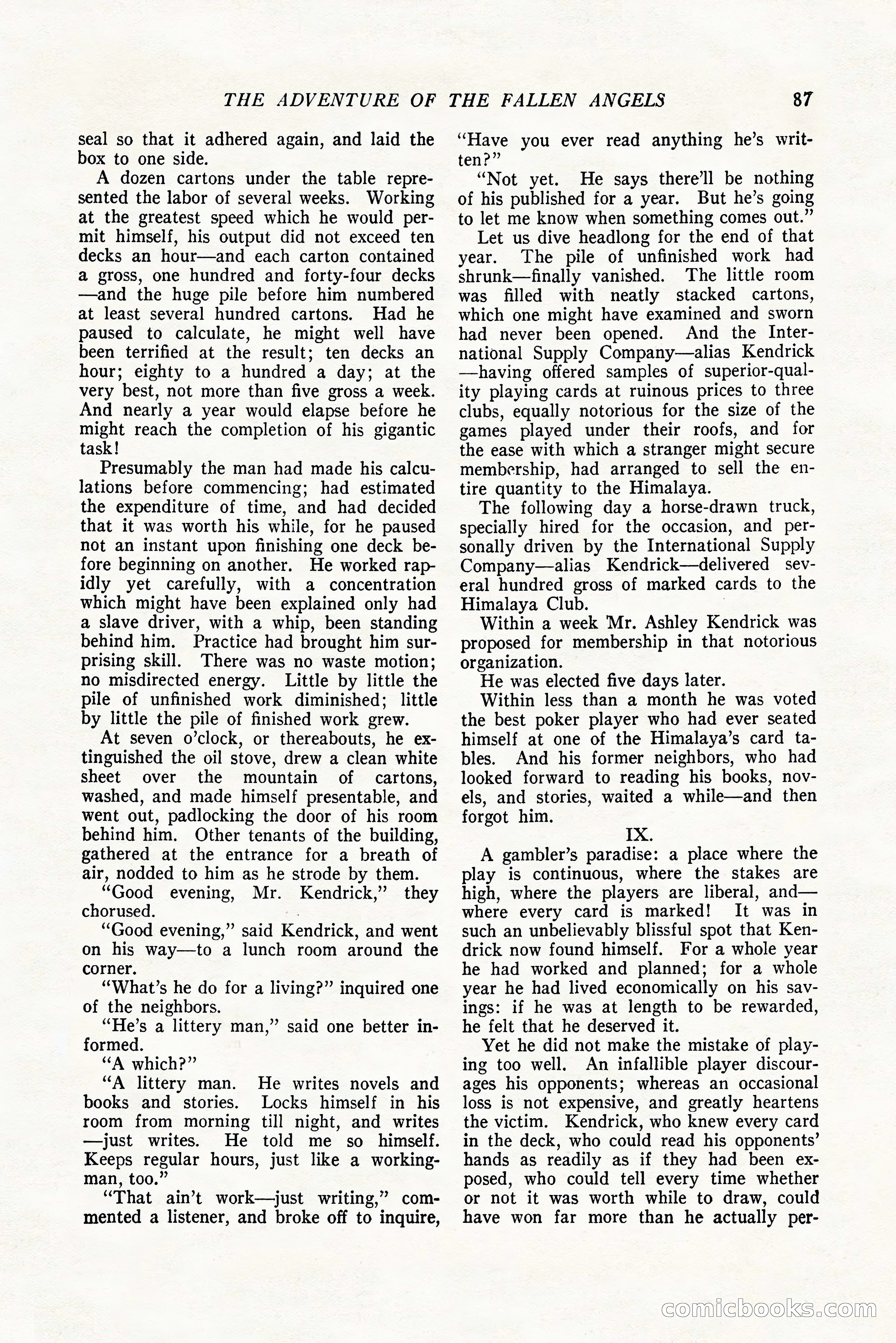 The Popular Magazine, October 20, 1924 — page 89 of 196